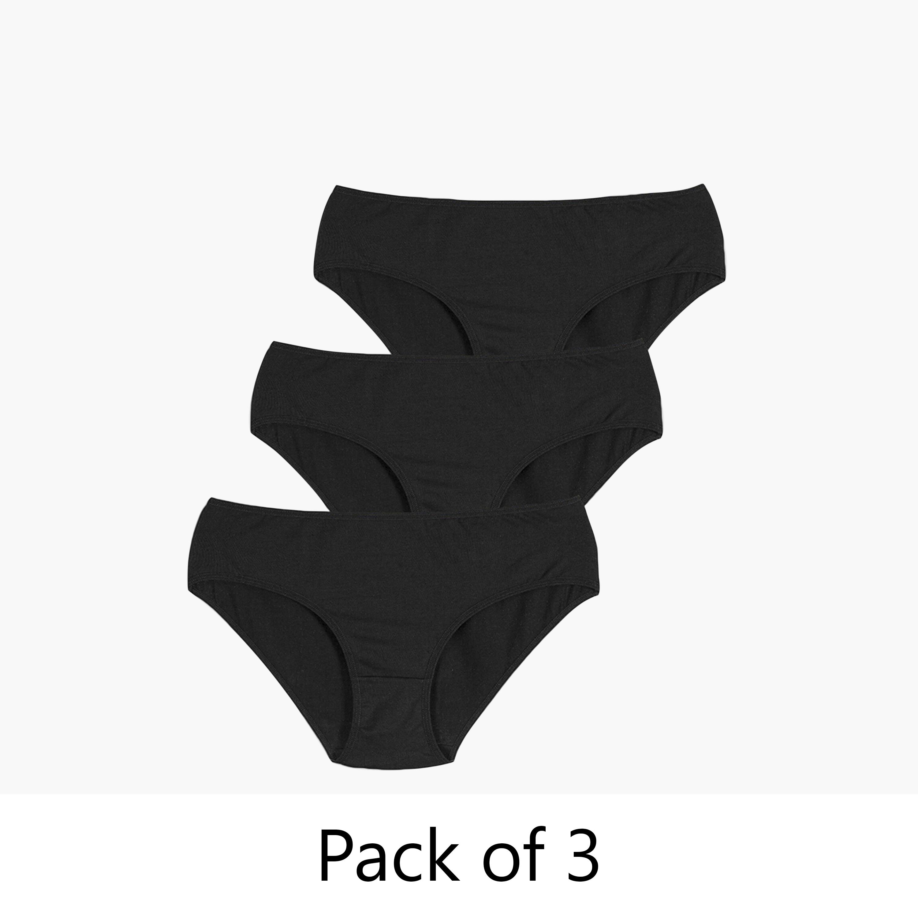 Penti Pack of 3 Medium Coverage Women's Bikini Brief Panty-women-clothing-lingerie-panties-image-1