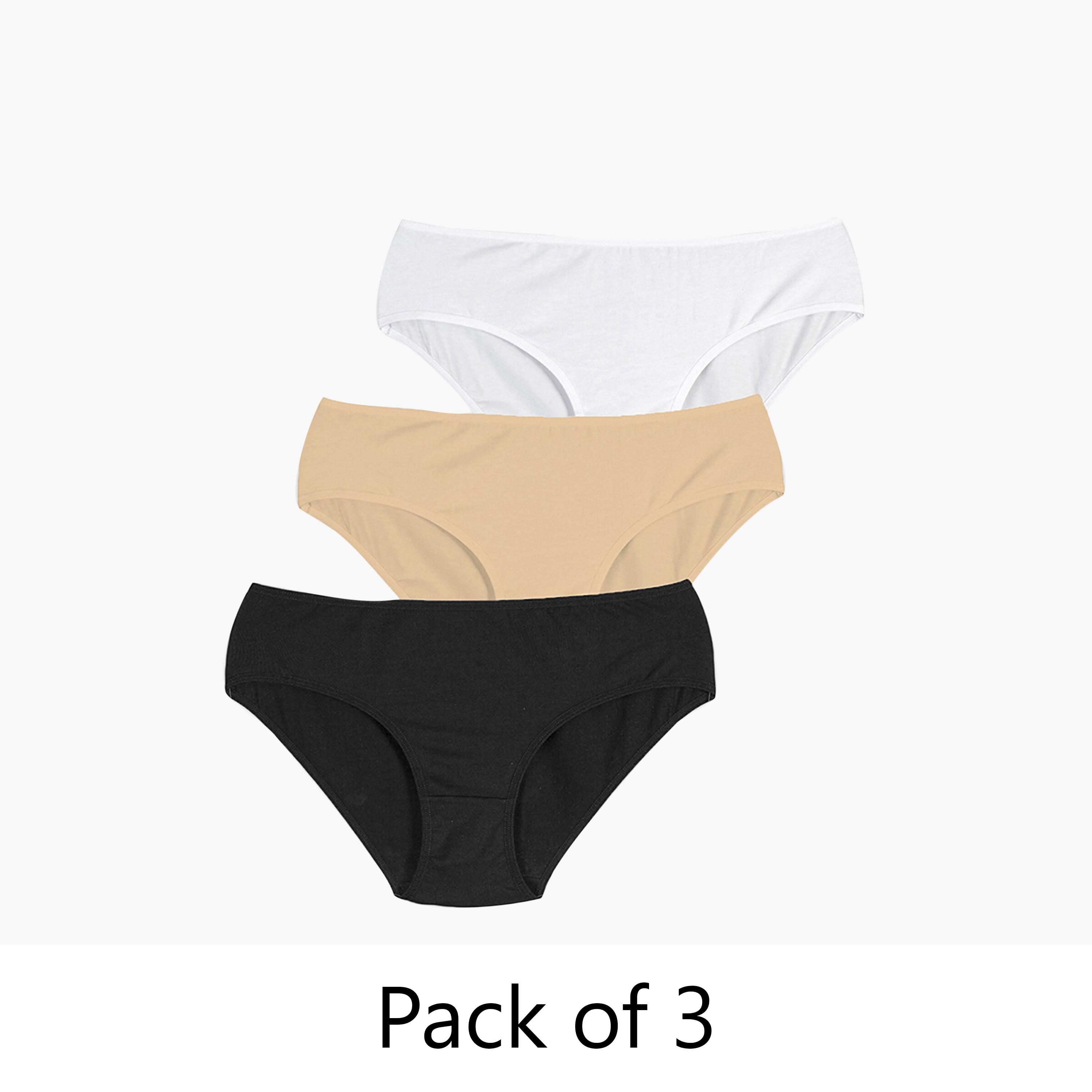 Penti Pack of 3 Medium Coverage Women's Bikini Brief Panty-women-clothing-lingerie-panties-image-1