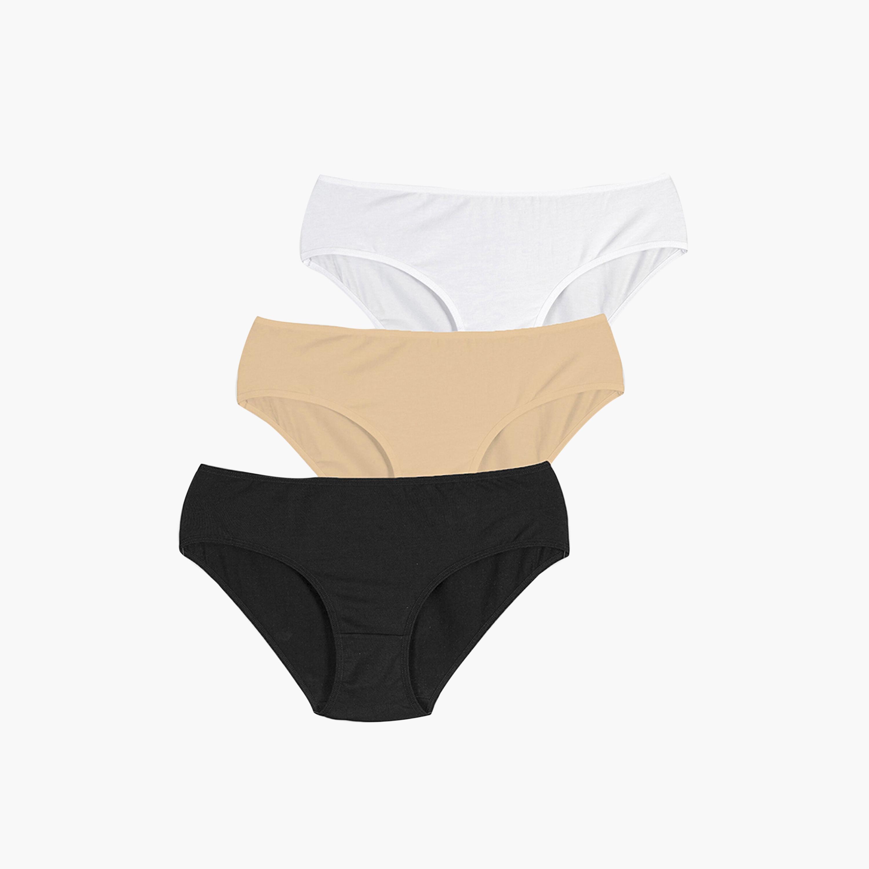 Penti Pack of 3 Medium Coverage Women's Bikini Brief Panty-women-clothing-lingerie-panties-image-2