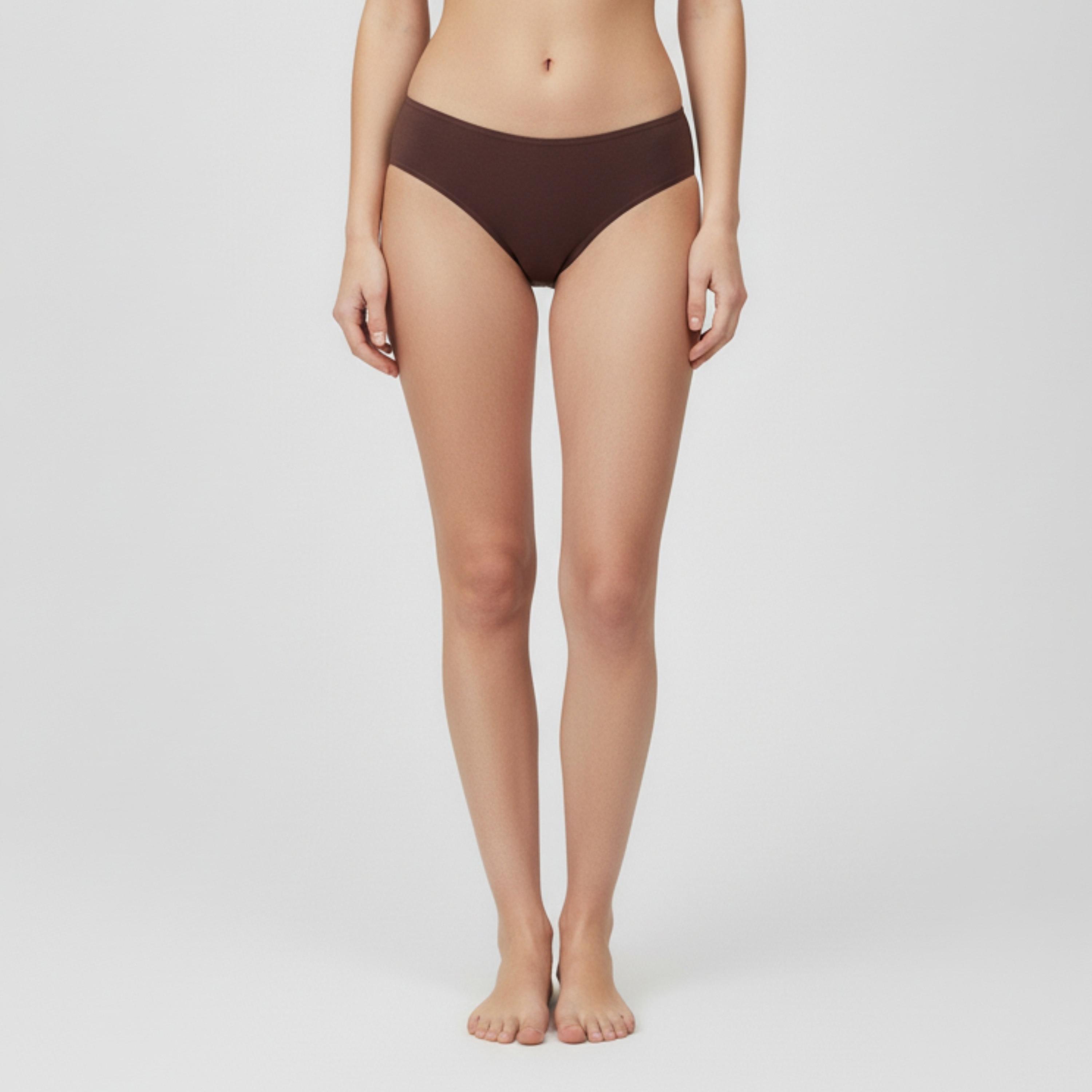 Penti Pack of 3 Earth Tones Multicolor Plain Medium Coverage Women's Hipster Panties-women-clothing-lingerie-panties-image-2