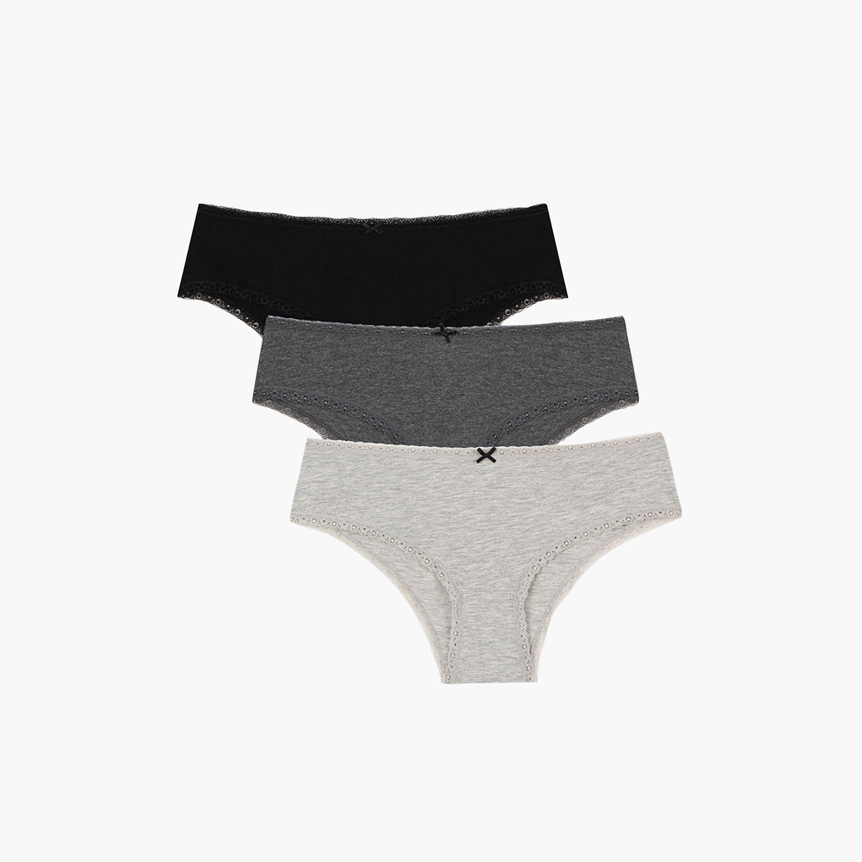 Penti Pack of 3 Medium Coverage Women's Hipster Panty-women-clothing-lingerie-panties-image-2