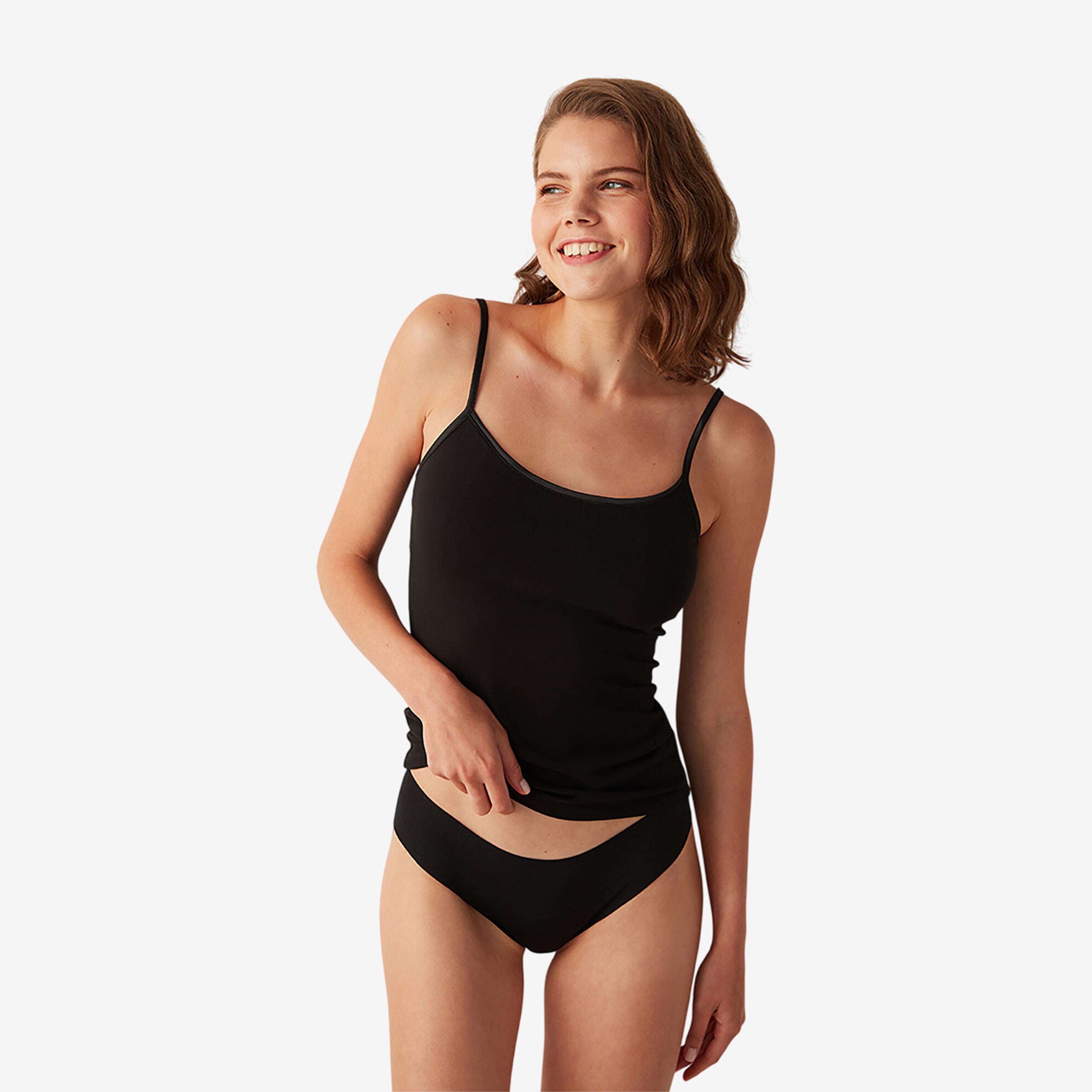 Penti Plain Strappy Sleeveless Women's Camisole-women-clothing-lingerie-camisoles-image-1