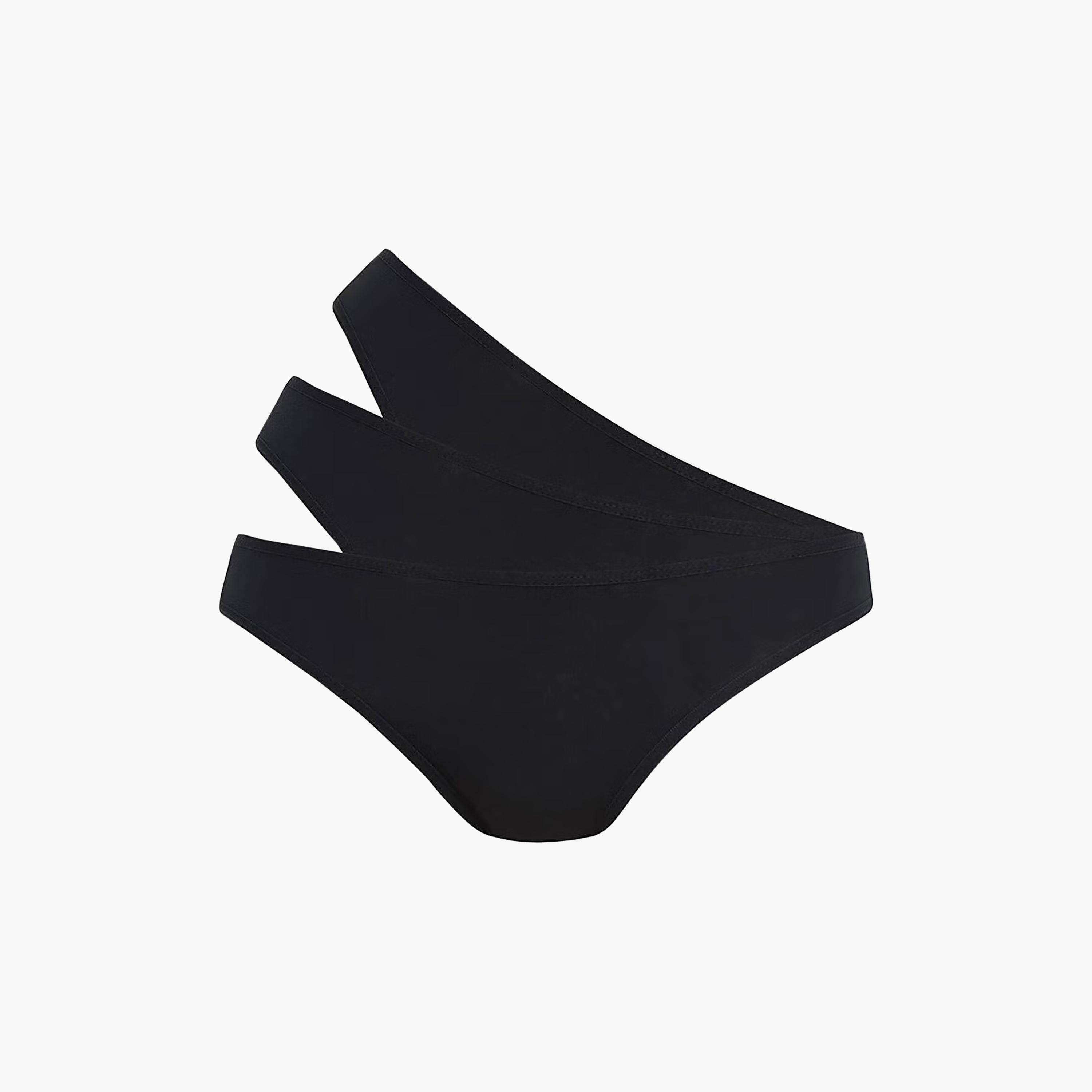 عبوة من 3 قطع بيكيني داخلية نسائية متوسطة التغطية من بينتي-women-clothing-lingerie-panties-image-5