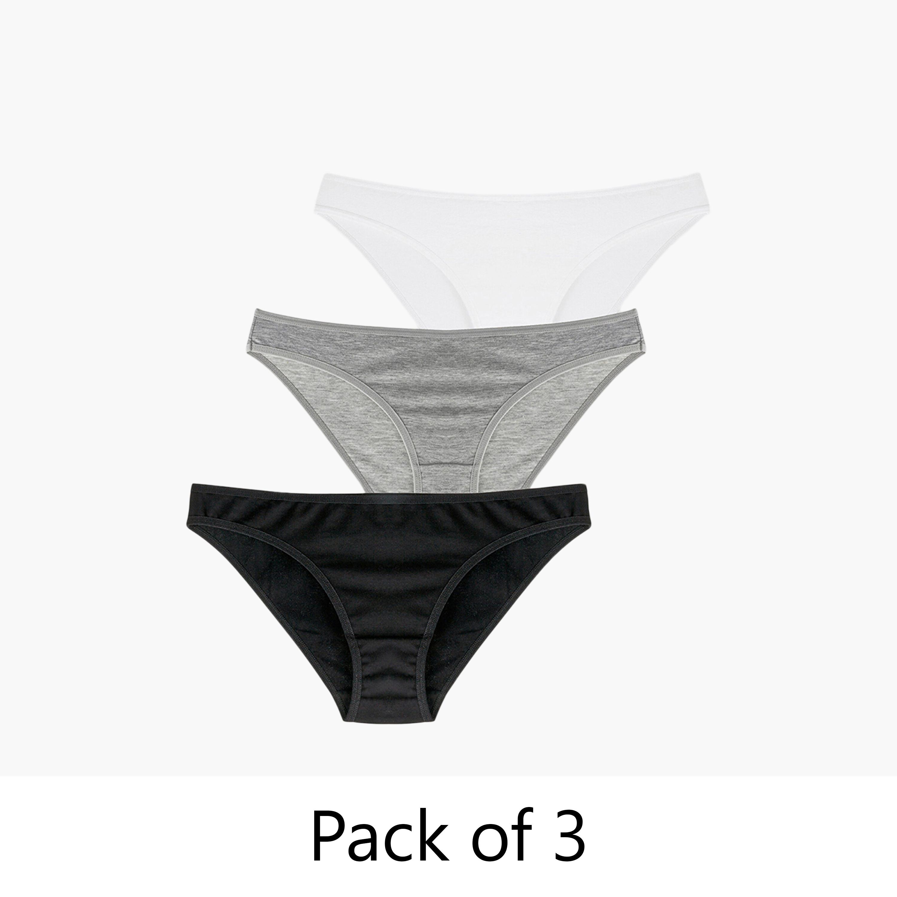 Penti Pack of 3 Medium Coverage Women's Bikini Panty-women-clothing-lingerie-panties-image-1