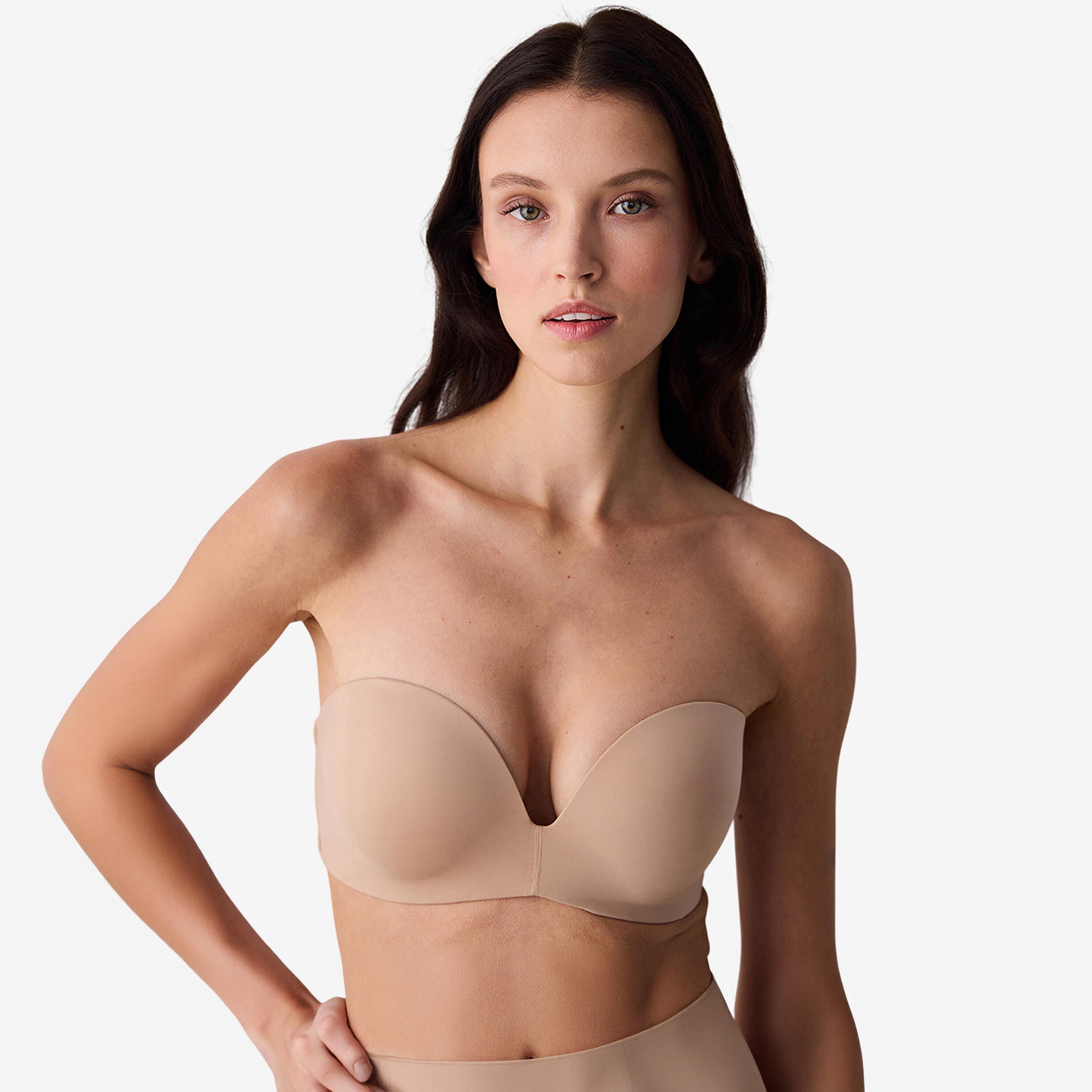 Penti Pure Up Non-Wired High Support Padded Women's Strapless Bra-women-clothing-lingerie-bras-image-1