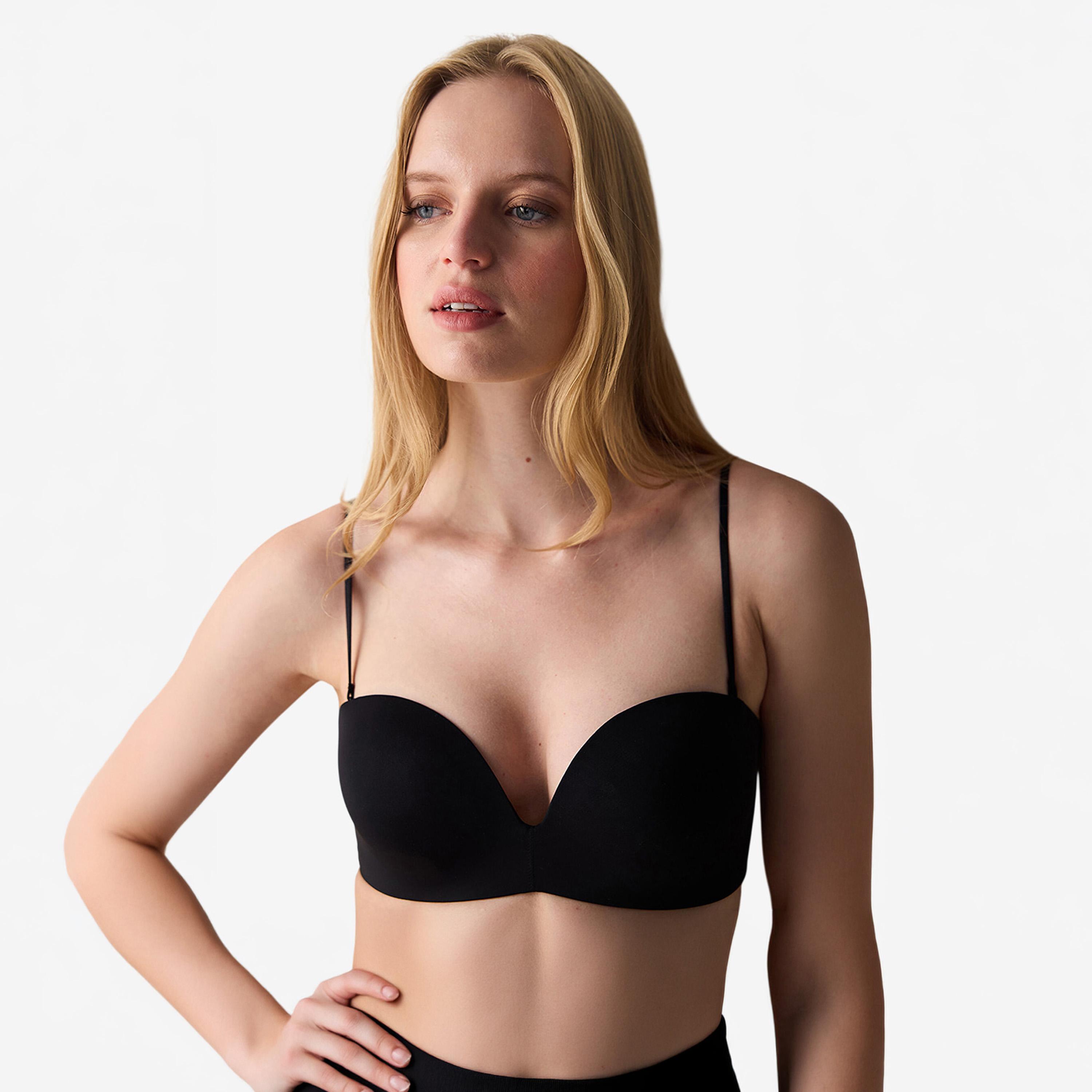Penti Pure Up Non-Wired High Support Padded Women's Strapless Bra-women-clothing-lingerie-bras-image-1