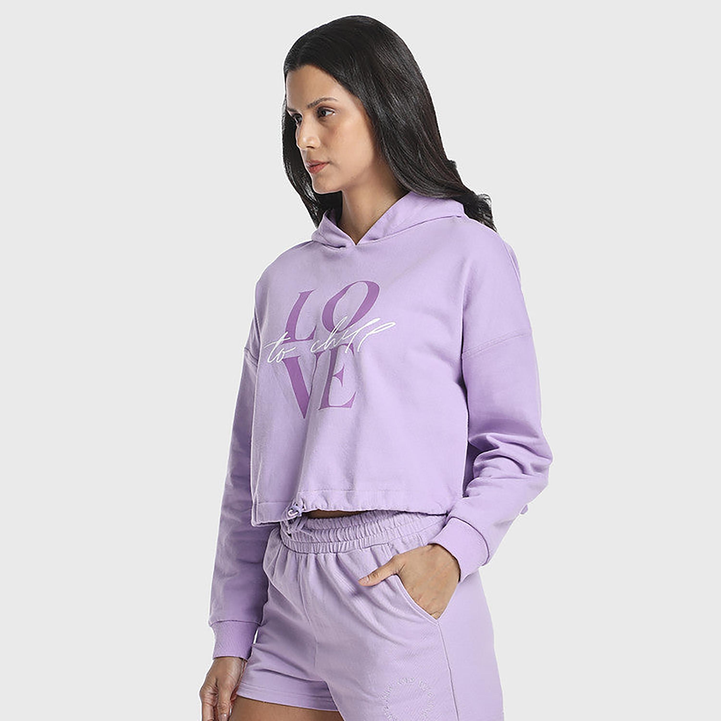 سترة هودي رياضية نسائية بأكمام طويلة بطبعة من Isla & Evie بغطاء رأس بأكمام طويلة-women-clothing-hoodiesandsweatshirts-sweatshirts-image-4
