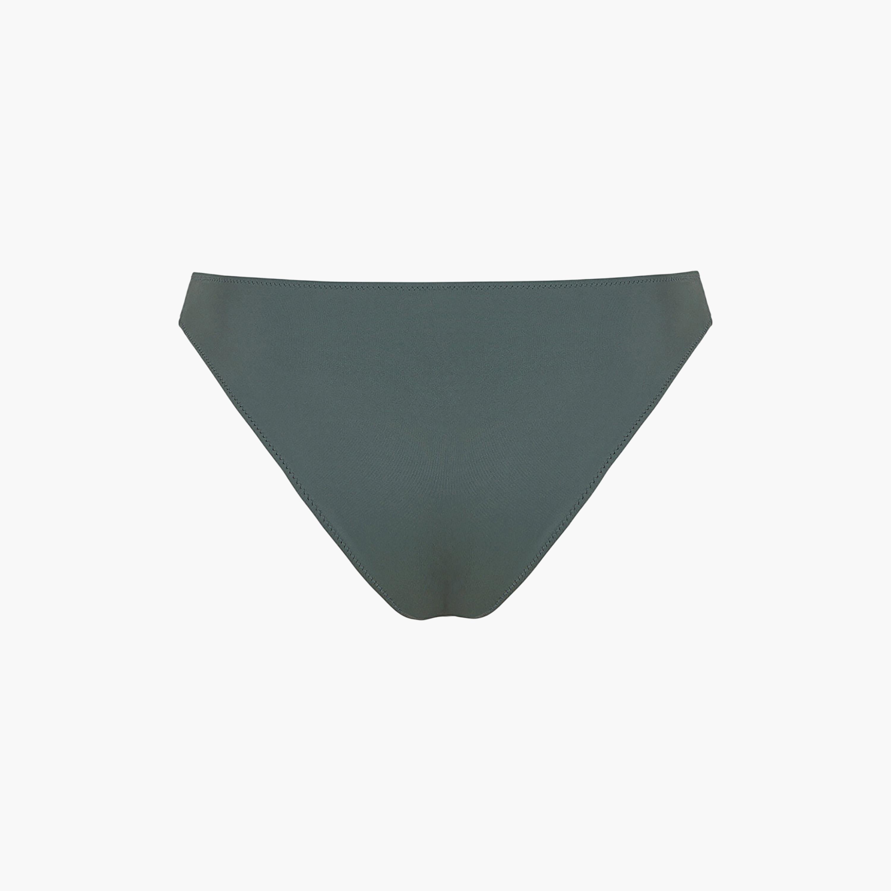 Penti Green Plain Mid-Rise Women's Bikini Bottom-women-clothing-swimandbeach-swim-bikinis-image-5