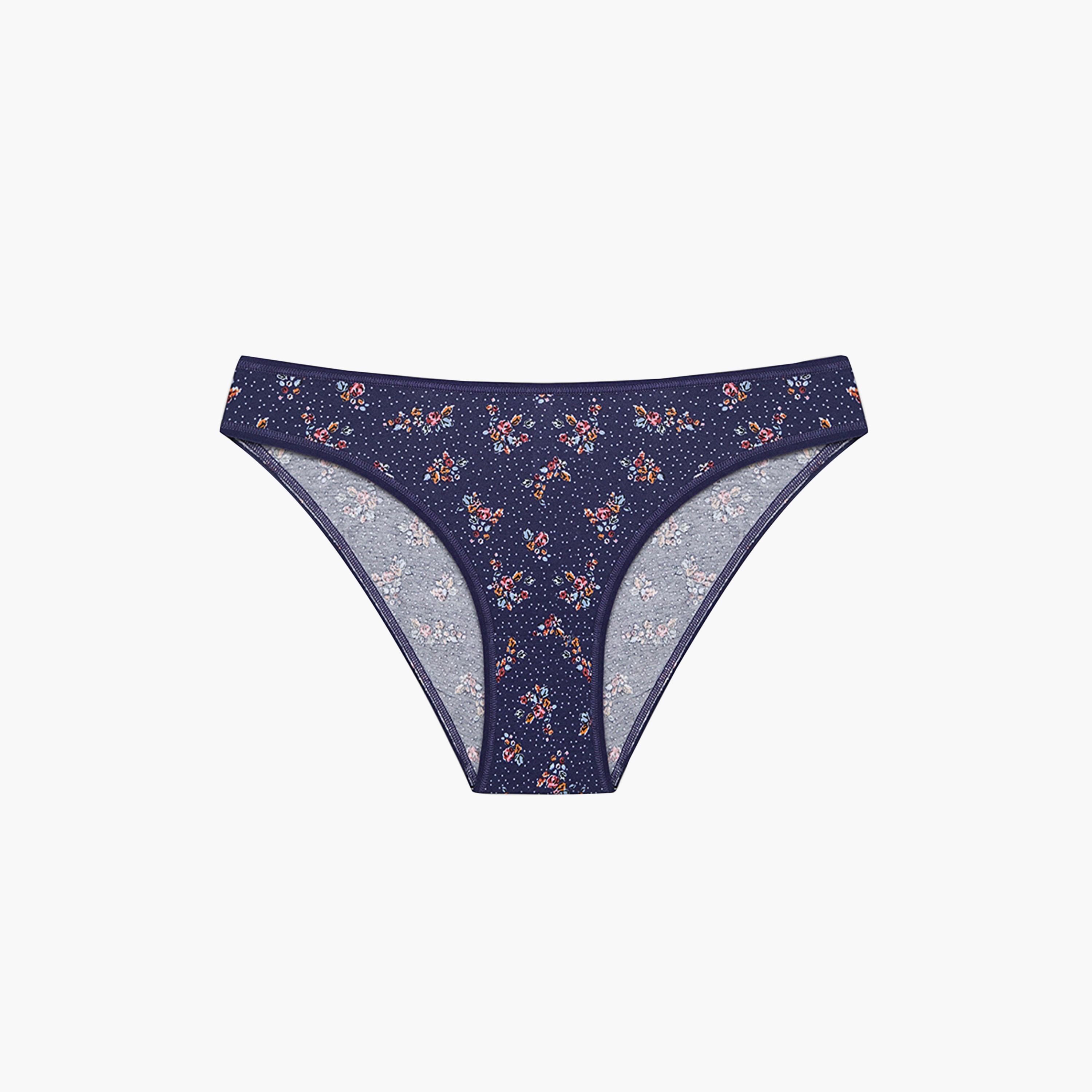 Penti Pack of 5 Secret Garden Multicolour Medium Coverage Women's Bikini Brief Panty-women-clothing-lingerie-panties-image-5