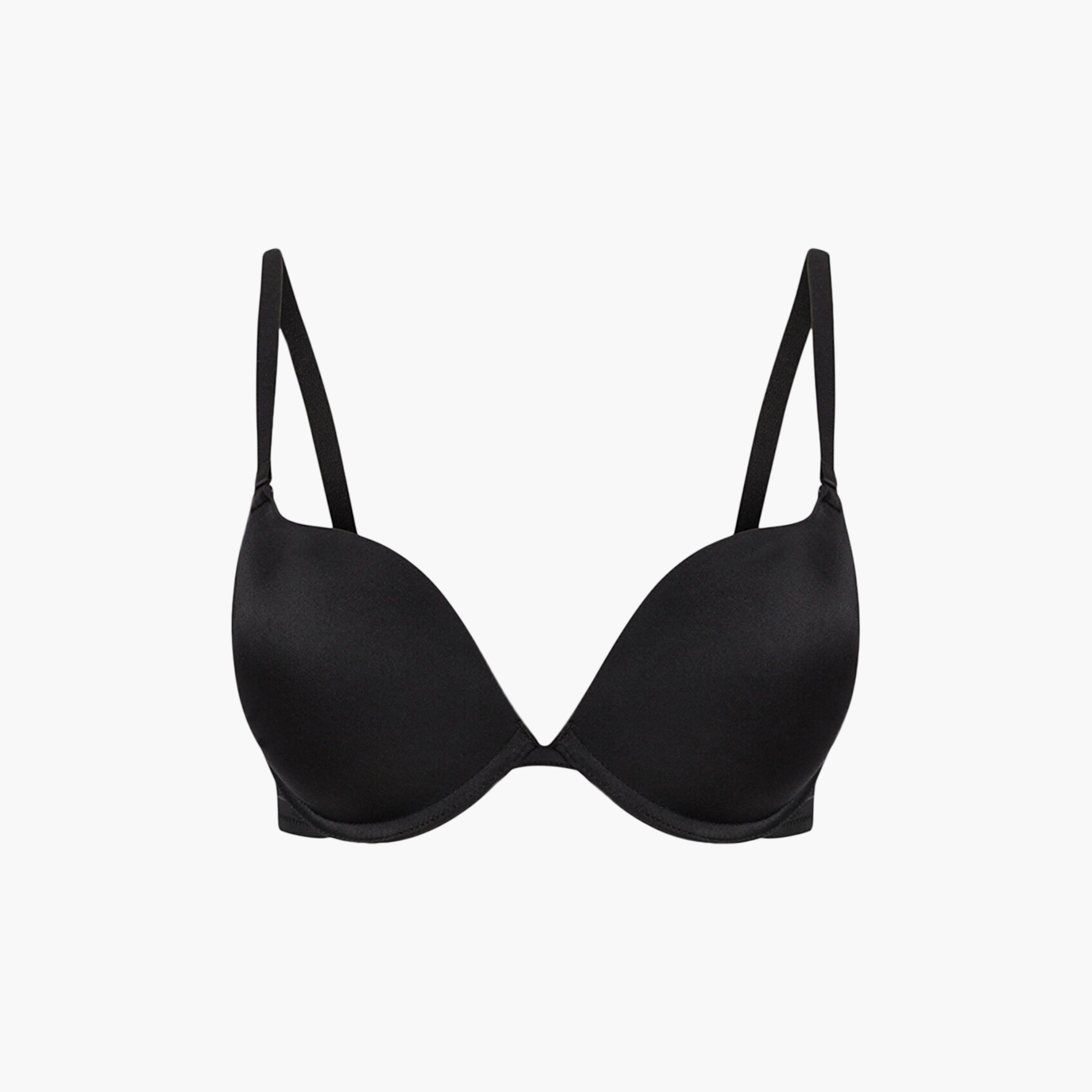 حمالة صدر نسائية مبطنة متوسطة الدعم لول أب سوتيان أسود مزودة بسلك من بينتي-women-clothing-lingerie-bras-image-2