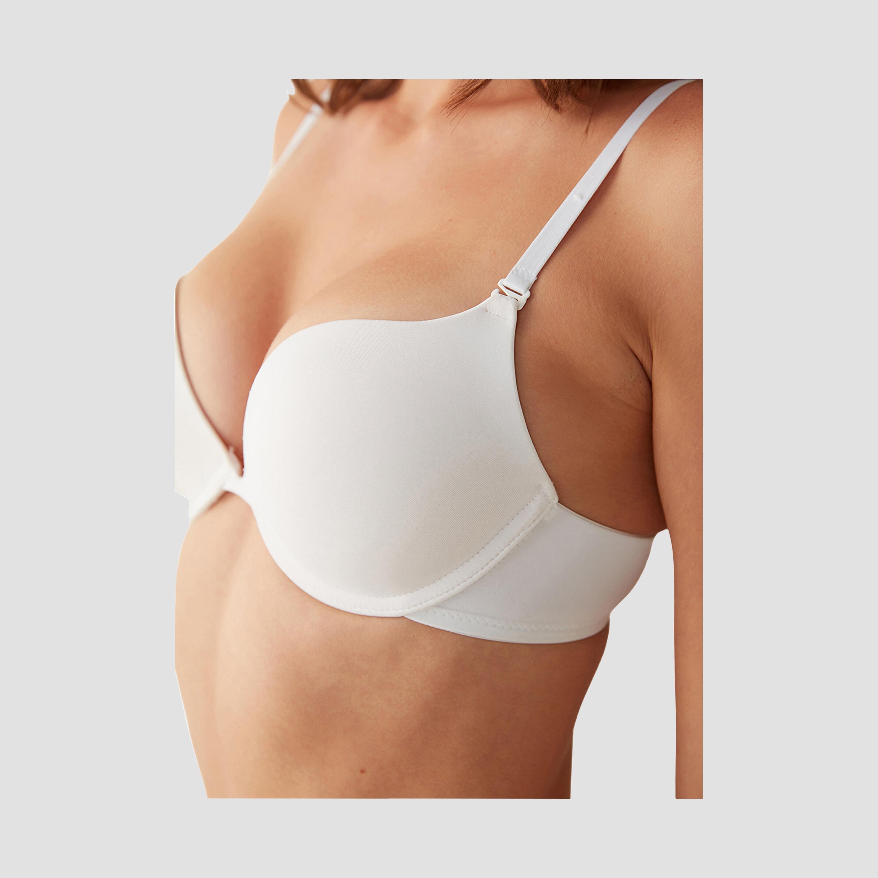 Penti Lol Up Sutyen White Wired Medium Support Padded Women's Push-Up Bra-women-clothing-lingerie-bras-image-2