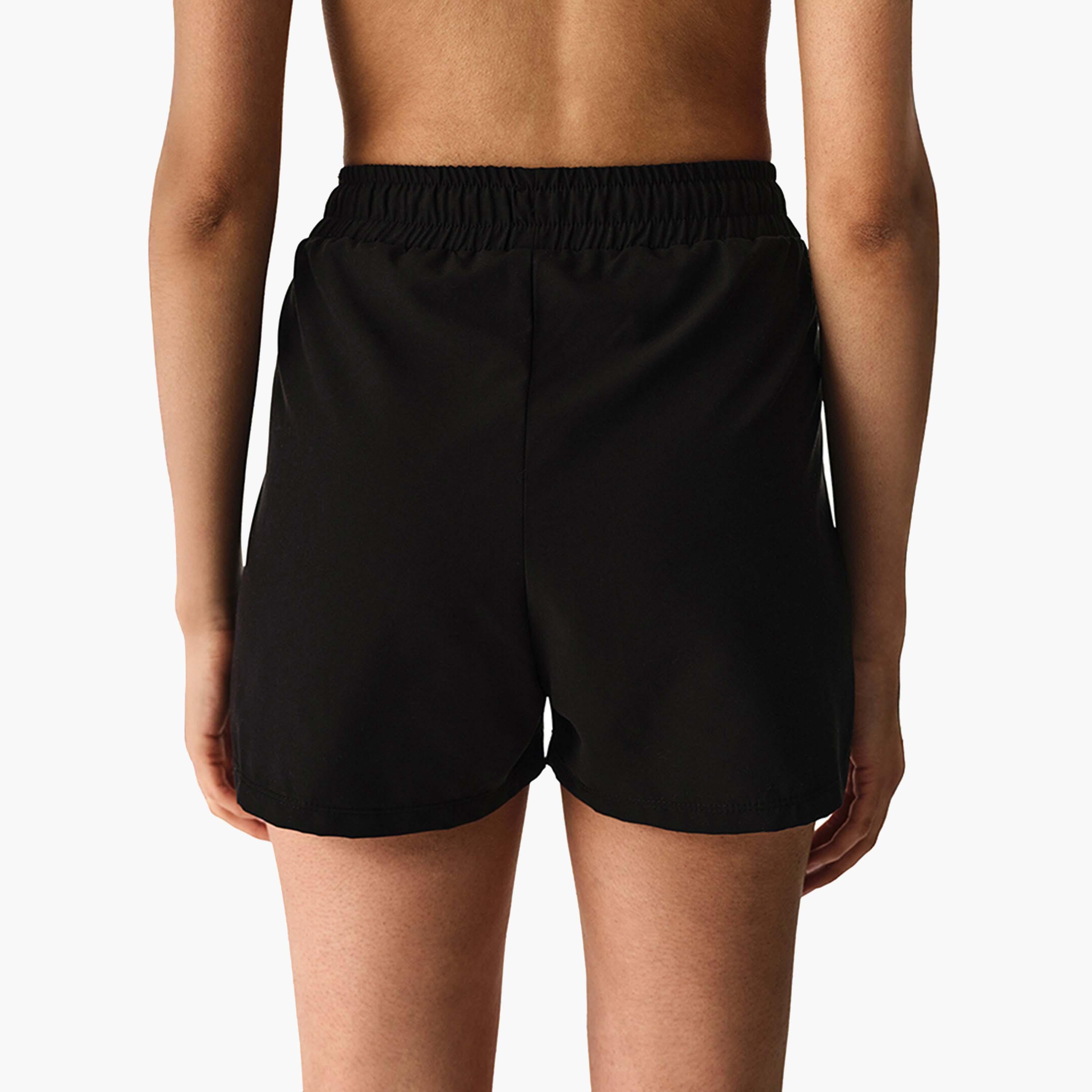 Penti Plain High-Rise Drawstring Waist Women's Swim Shorts-women-clothing-swimandbeach-beachwear-image-2