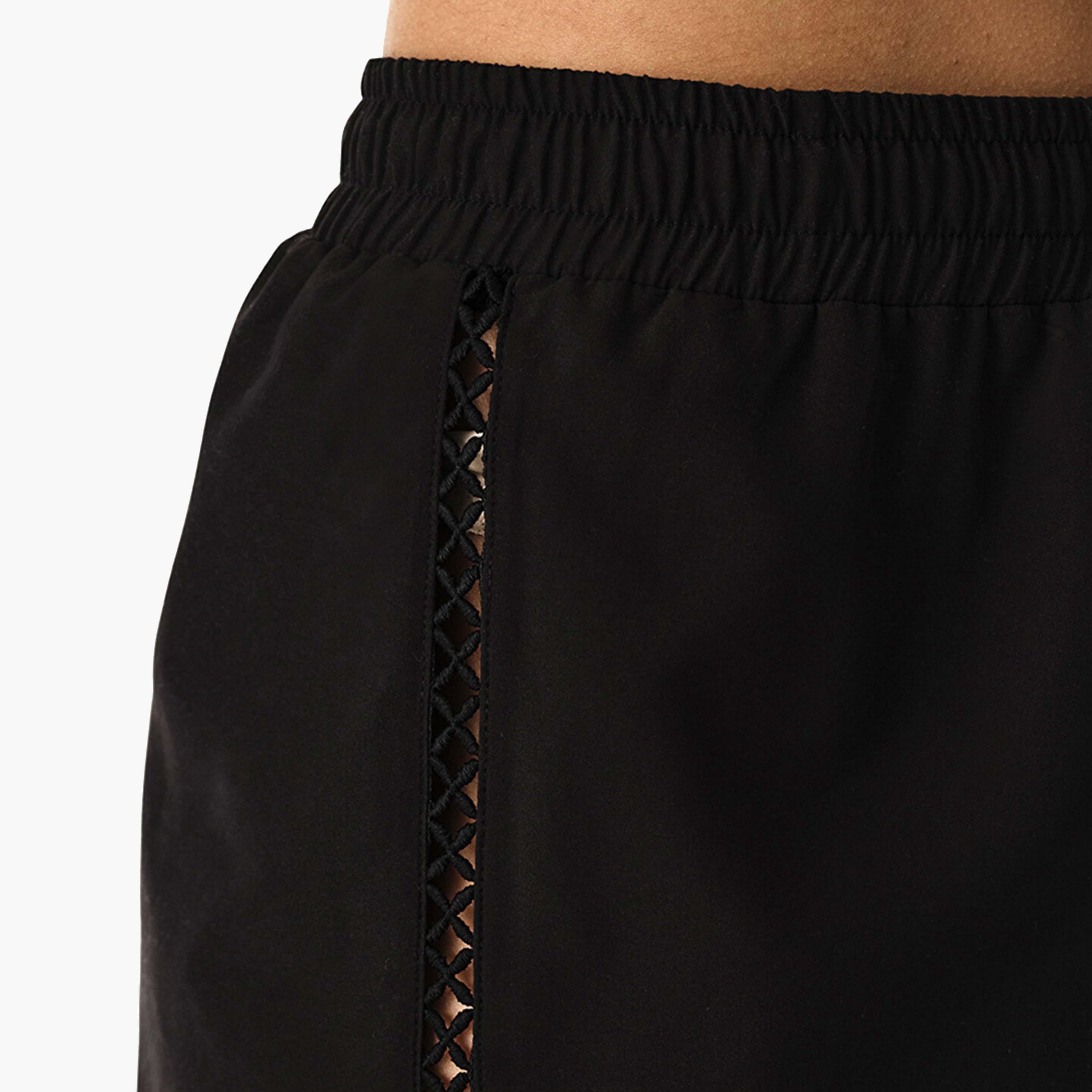Penti Plain High-Rise Drawstring Waist Women's Swim Shorts-women-clothing-swimandbeach-beachwear-image-4