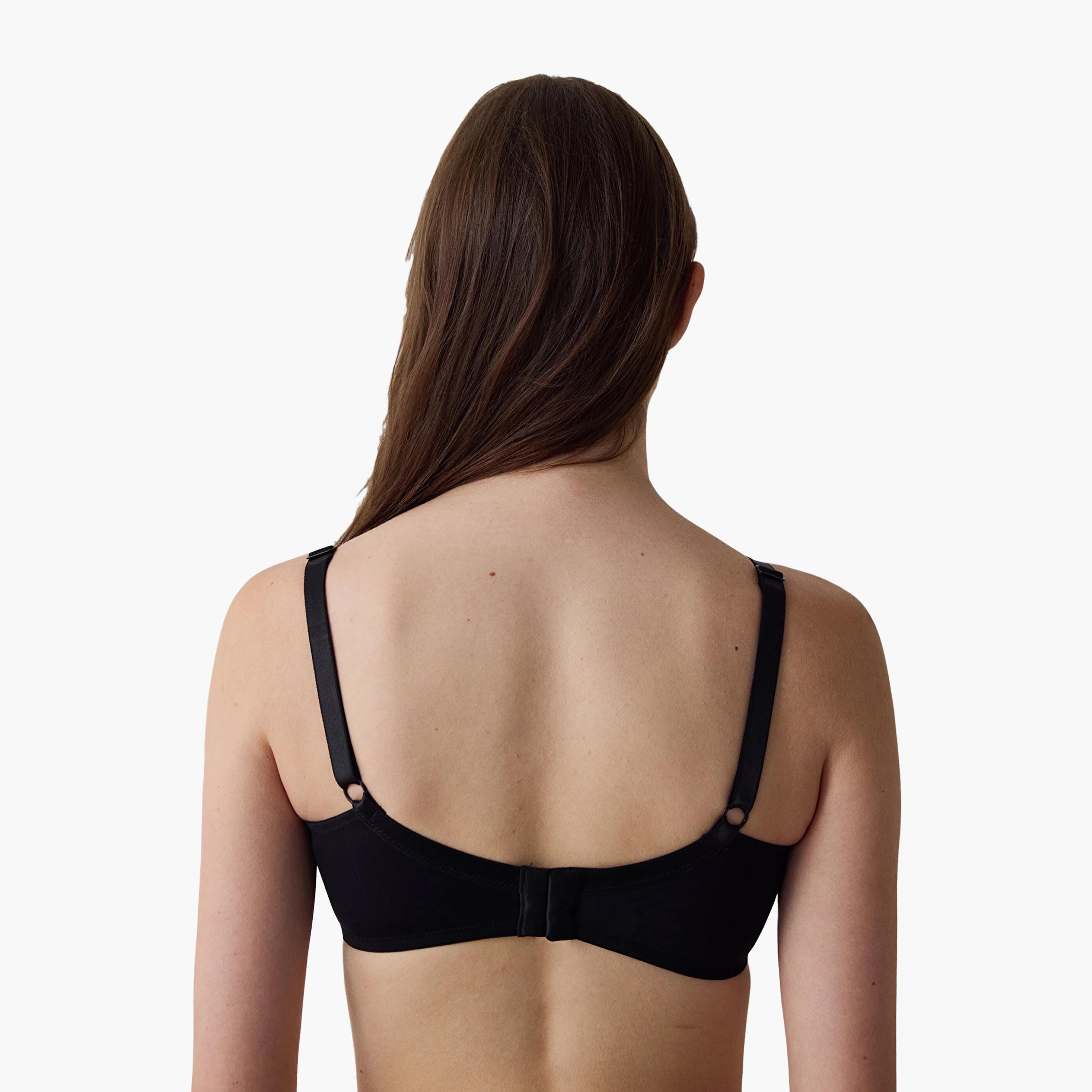 Penti Marvel Sutyen Black Wired Medium Support Padded Women's T-Shirt Bra-women-clothing-lingerie-bras-image-2