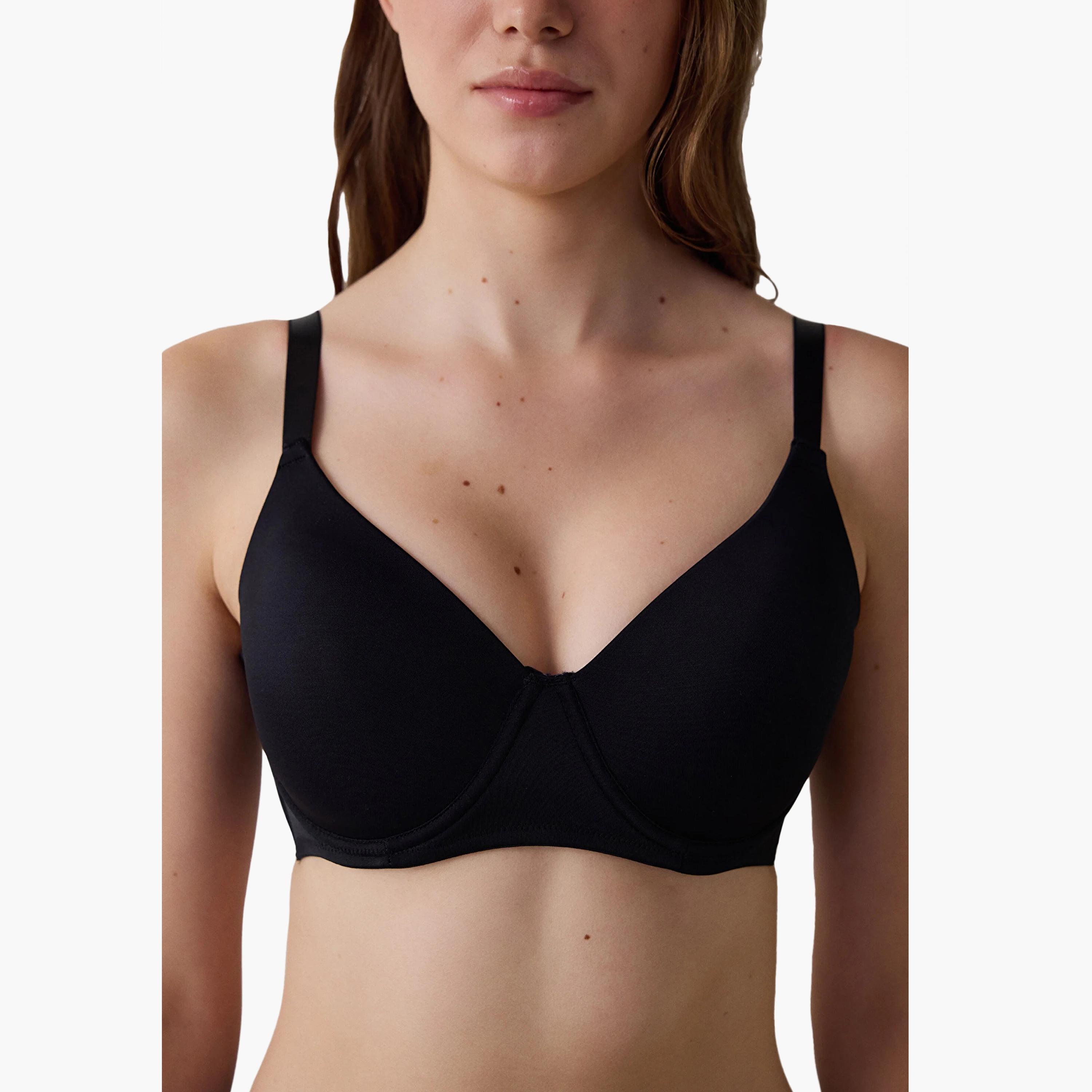 Penti Marvel Sutyen Black Wired Medium Support Padded Women's T-Shirt Bra-women-clothing-lingerie-bras-image-4