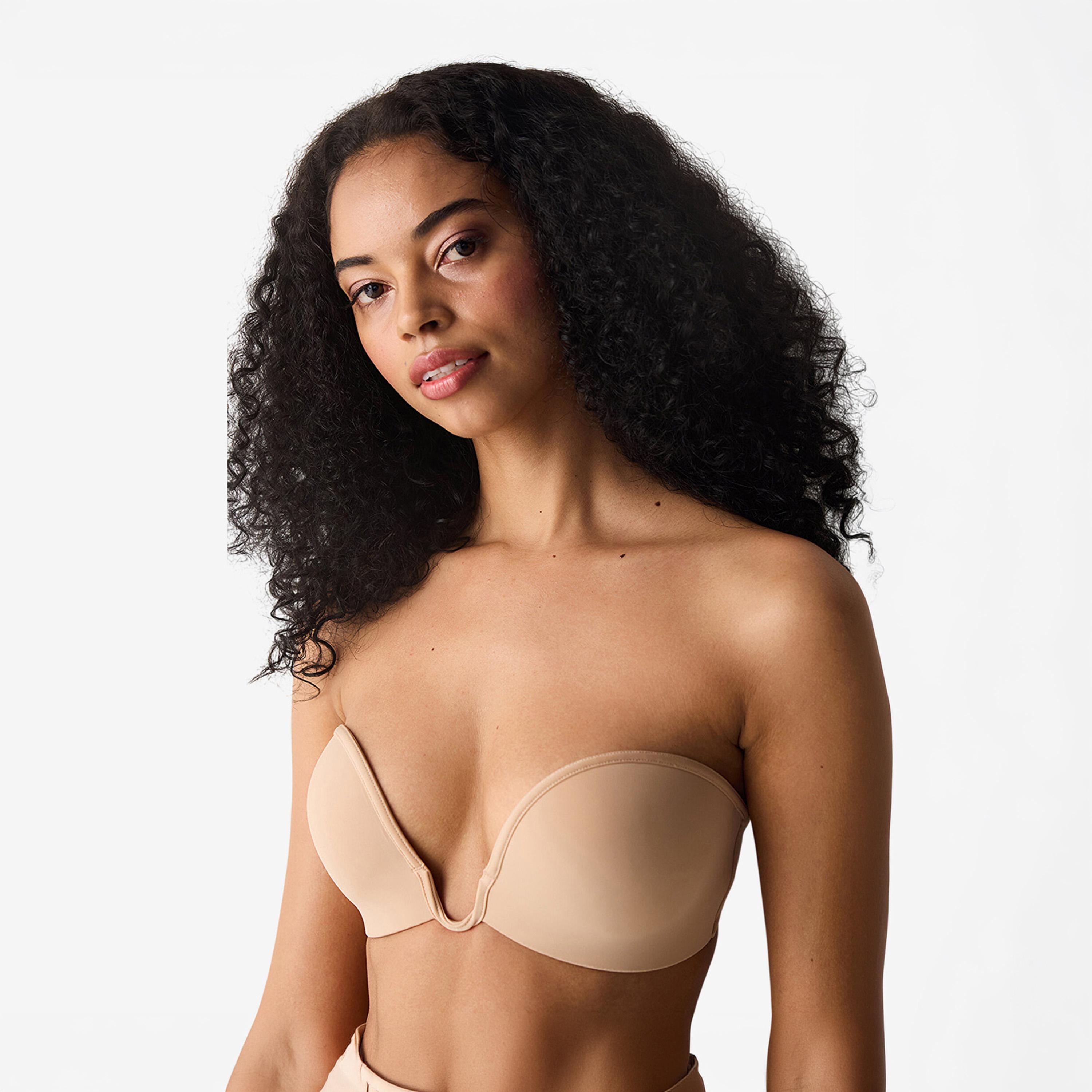 Penti Deep Decollete Wired High Support Padded Women's Strapless Bra-women-clothing-lingerie-bras-image-1