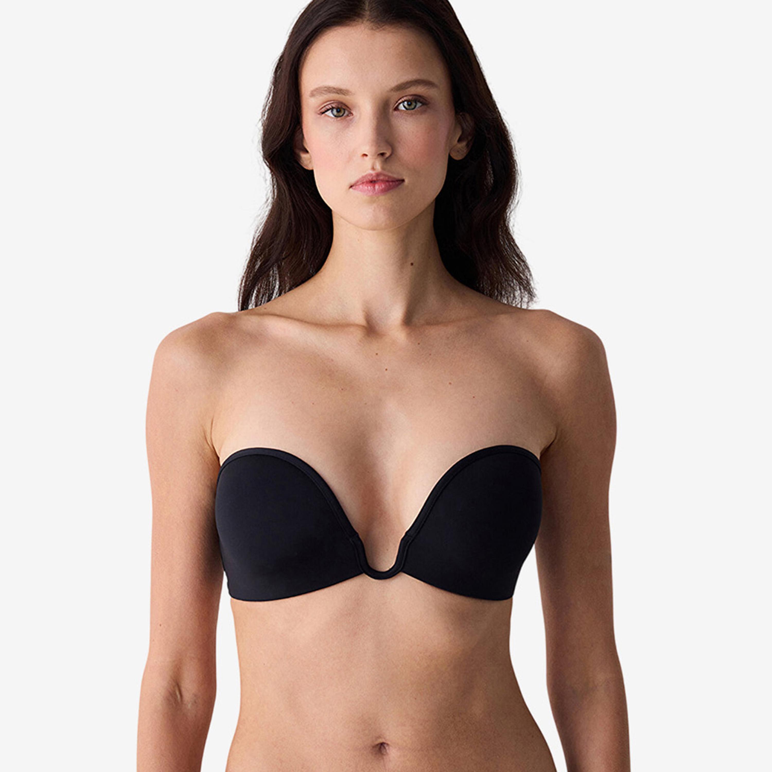 Penti Deep Decollete Wired High Support Padded Women's Strapless Bra-women-clothing-lingerie-bras-image-2