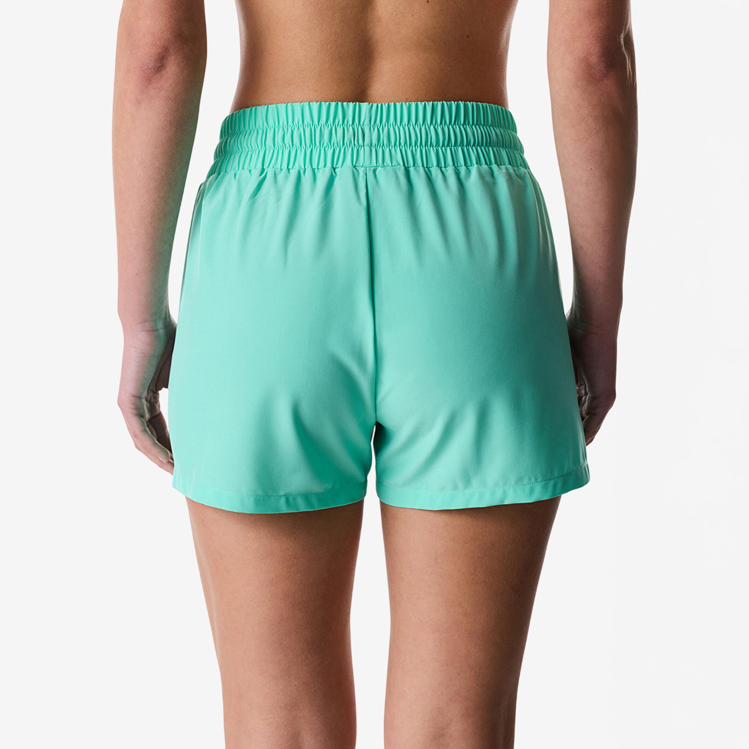 شورت بحر حريمي سادة بخصر مرتفع برباط تعديل باللون المينت من بينتي-women-clothing-swimandbeach-beachwear-image-3