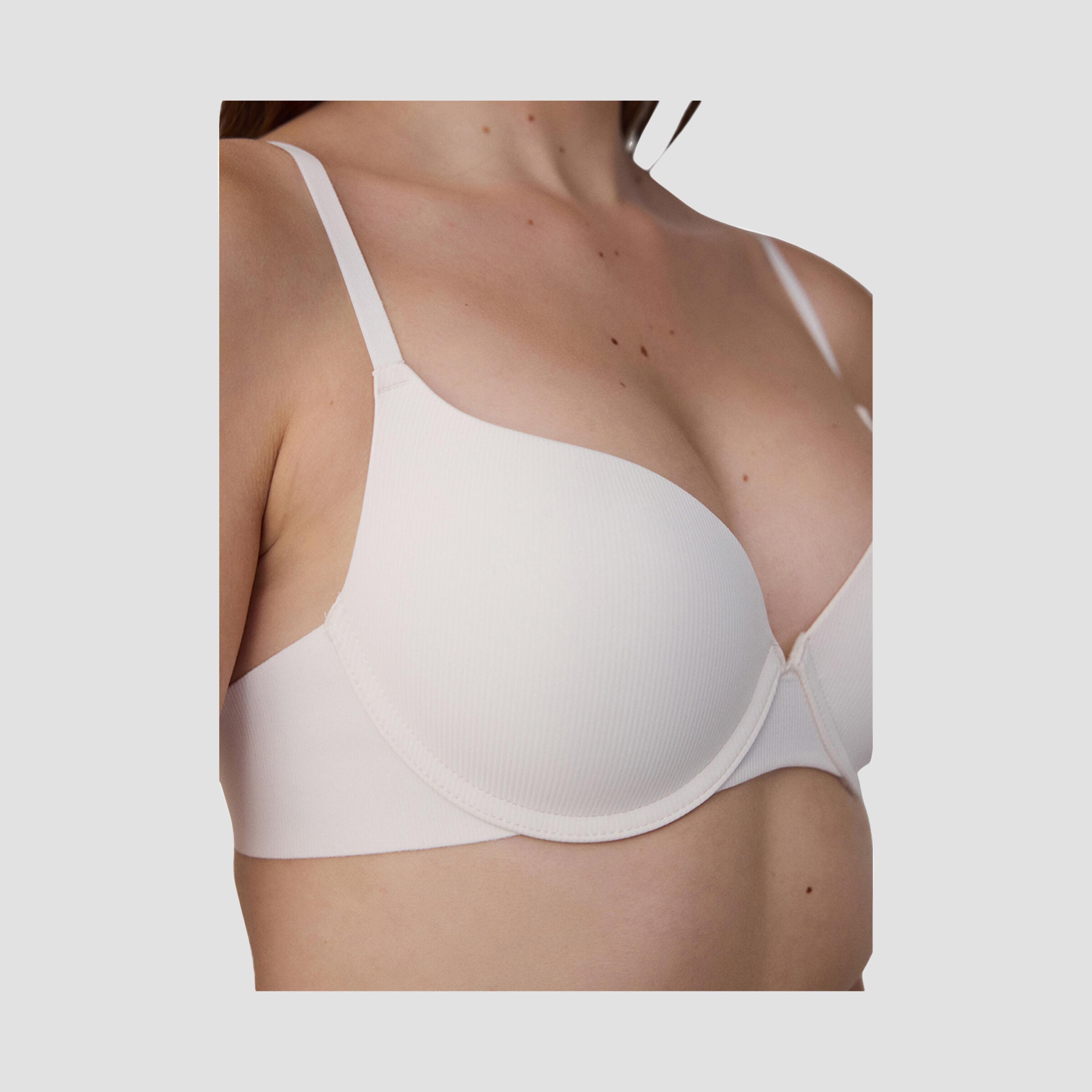 Penti Ecru Liny Beige Wired Medium Support Padded Women's T-Shirt Bra-women-clothing-lingerie-bras-image-4