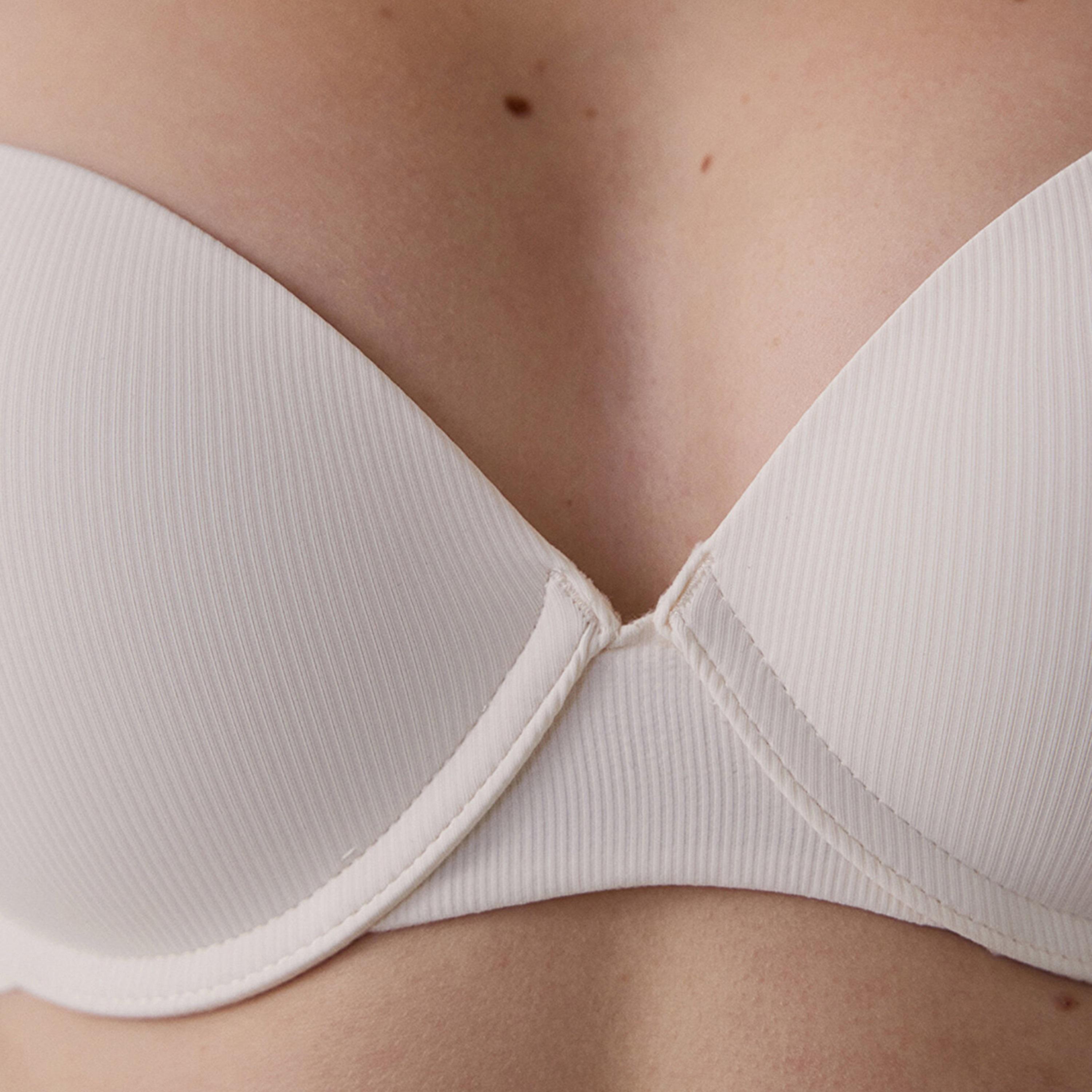 Penti Ecru Liny Beige Wired Medium Support Padded Women's T-Shirt Bra-women-clothing-lingerie-bras-image-5