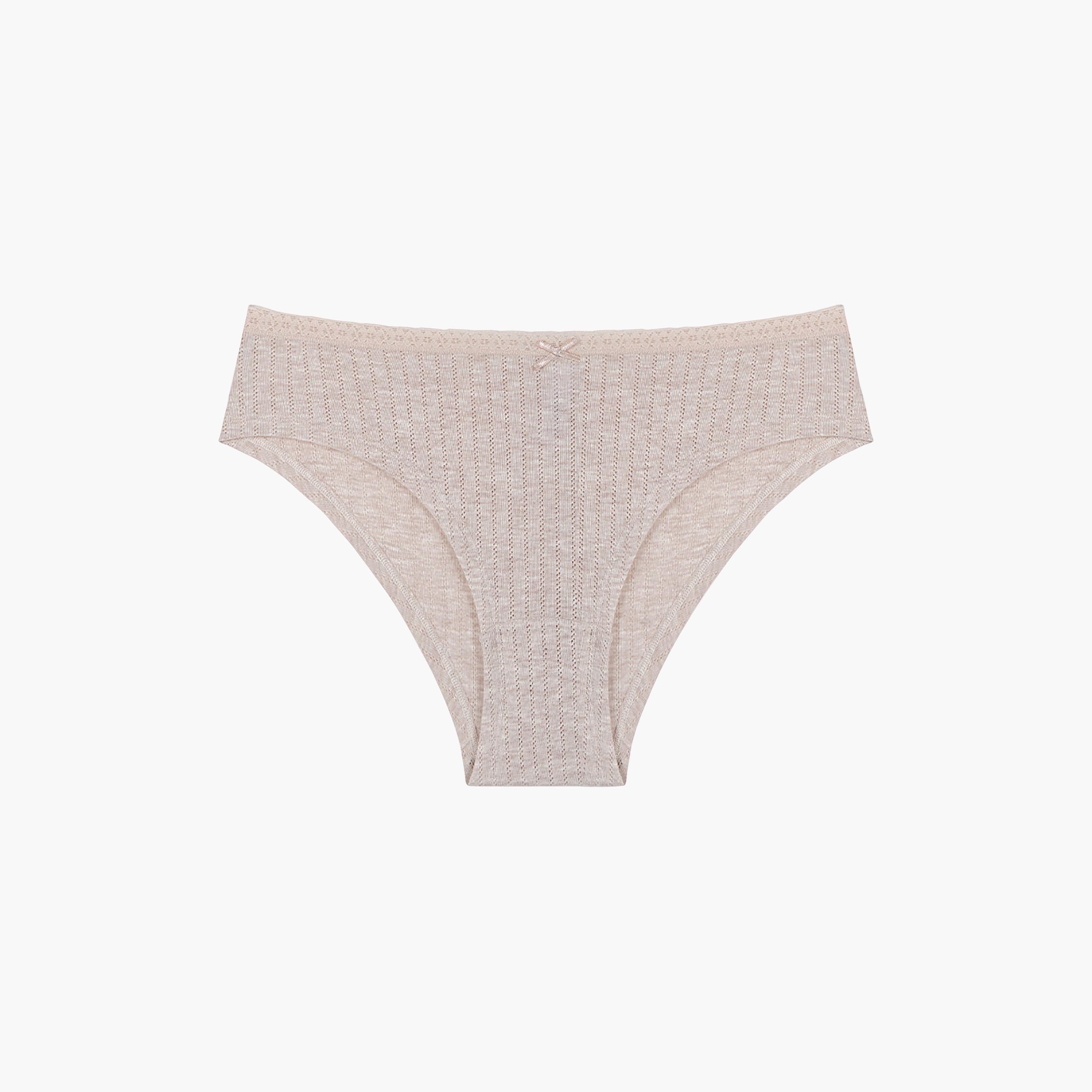 Penti Pack of 3 Angel Wing Pointel Multicolour Cotton Textured Medium Coverage Women's Hipster Panty-women-clothing-lingerie-panties-image-3