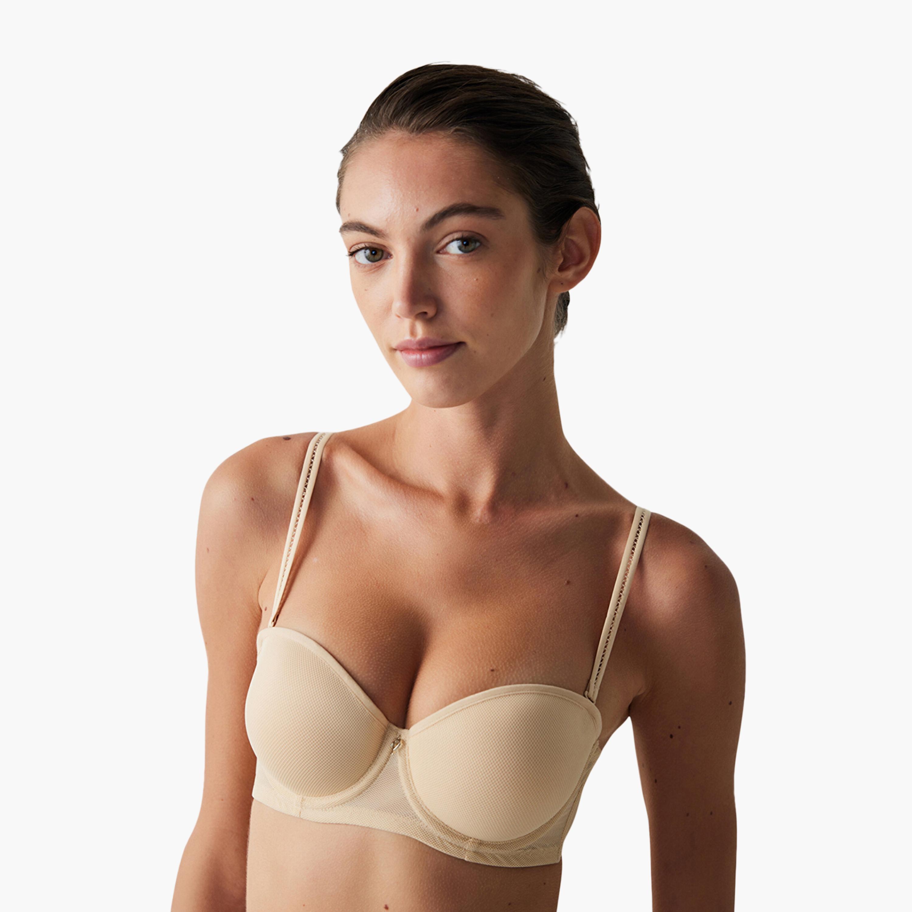 حمالة صدر نسائية متعددة الاتجاهات مبطنة متوسطة الدعم سوتيان من بينتي-women-clothing-lingerie-bras-image-1
