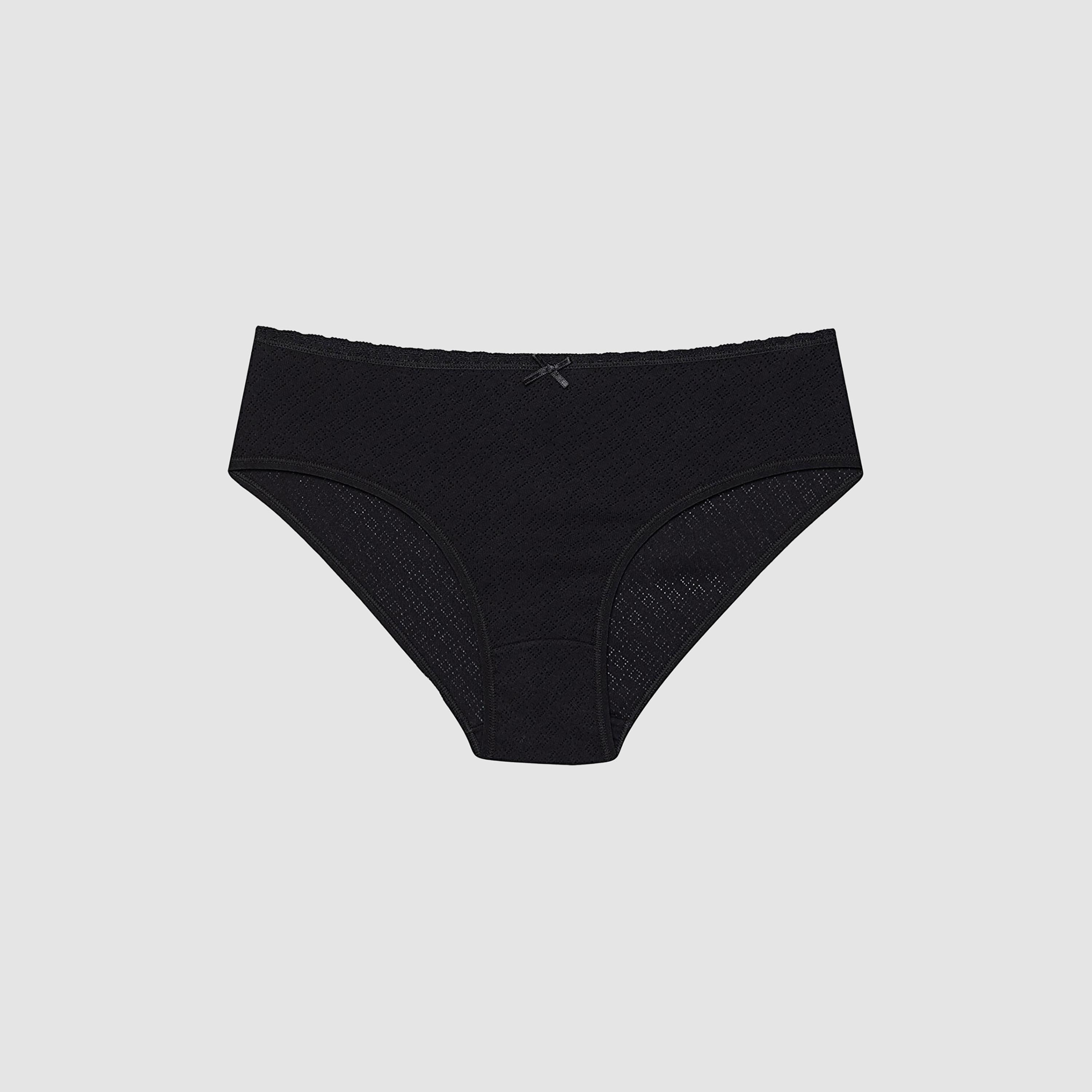 طقم من 3 قطع سروال داخلي نسائي منقوش متعدد الألوان بتغطية متوسطة "هيبستر" من بنتي-women-clothing-lingerie-panties-image-5