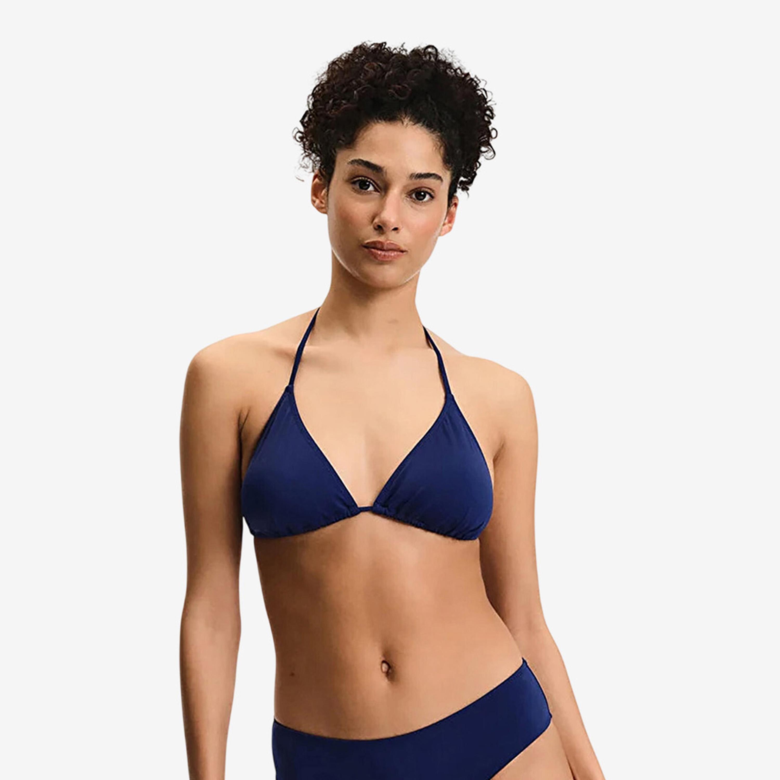 Penti Navy Plain Halter Neck Women's Bikini Top-women-clothing-swimandbeach-swim-bikinis-image-2