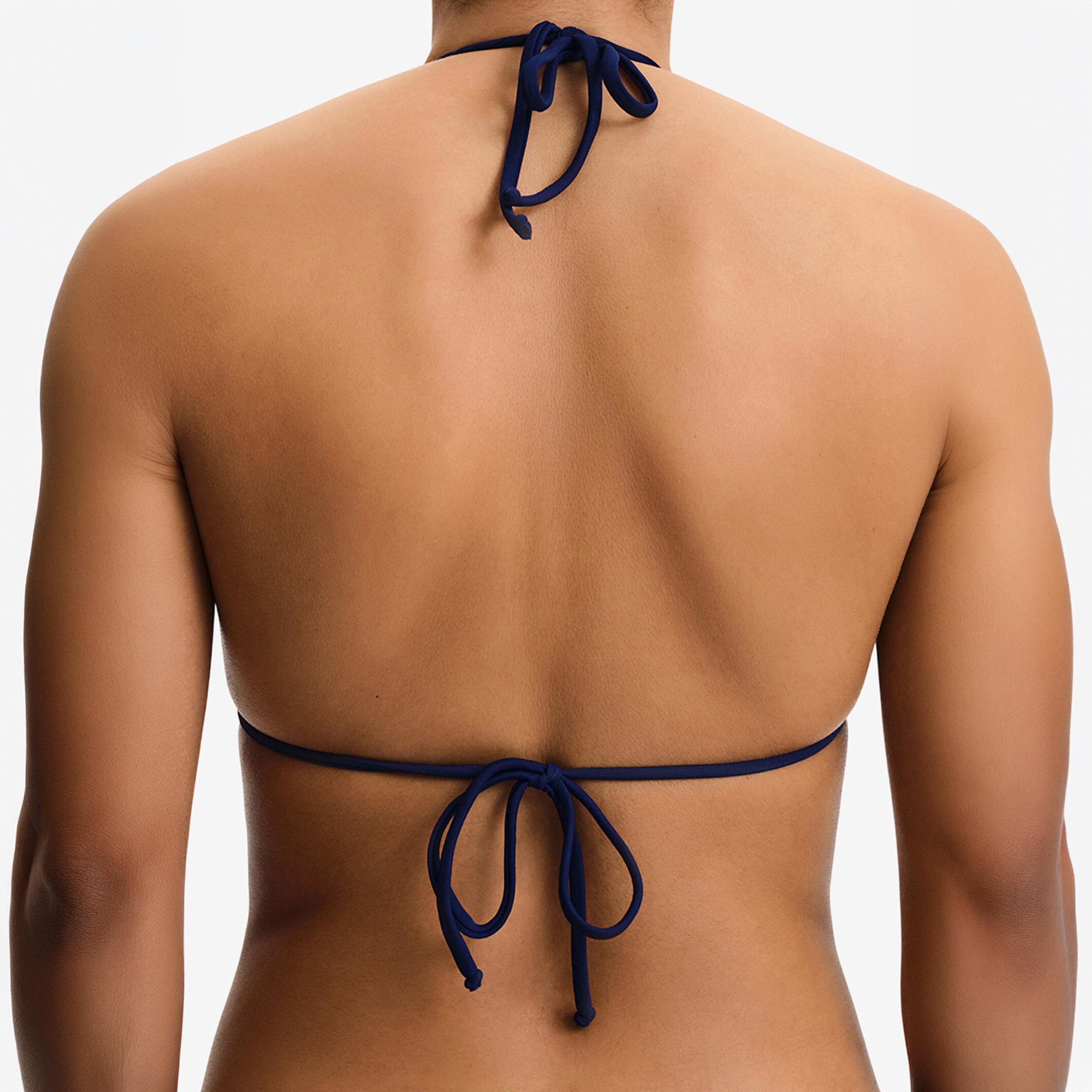 Penti Navy Plain Halter Neck Women's Bikini Top-women-clothing-swimandbeach-swim-bikinis-image-3