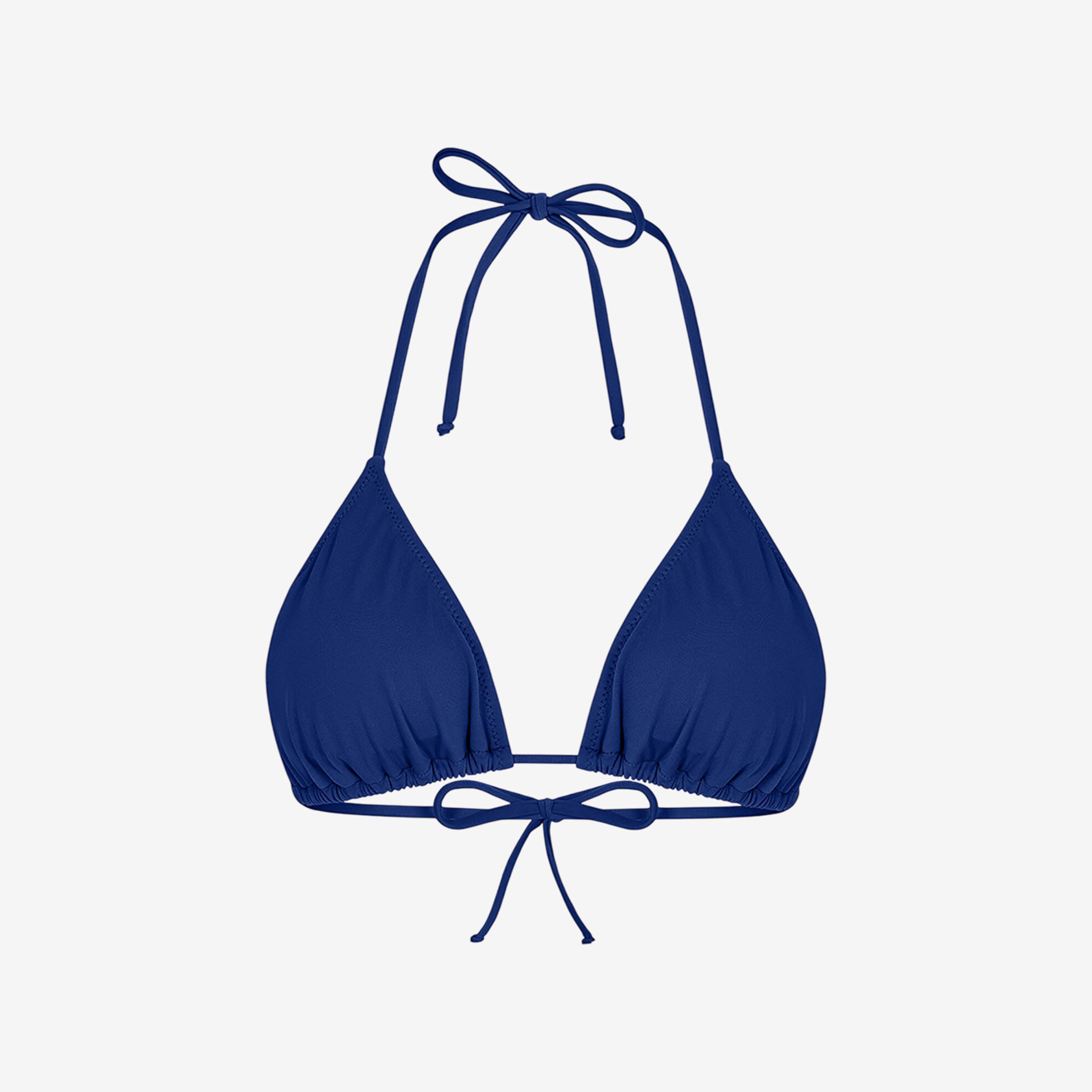 Penti Navy Plain Halter Neck Women's Bikini Top-women-clothing-swimandbeach-swim-bikinis-image-5