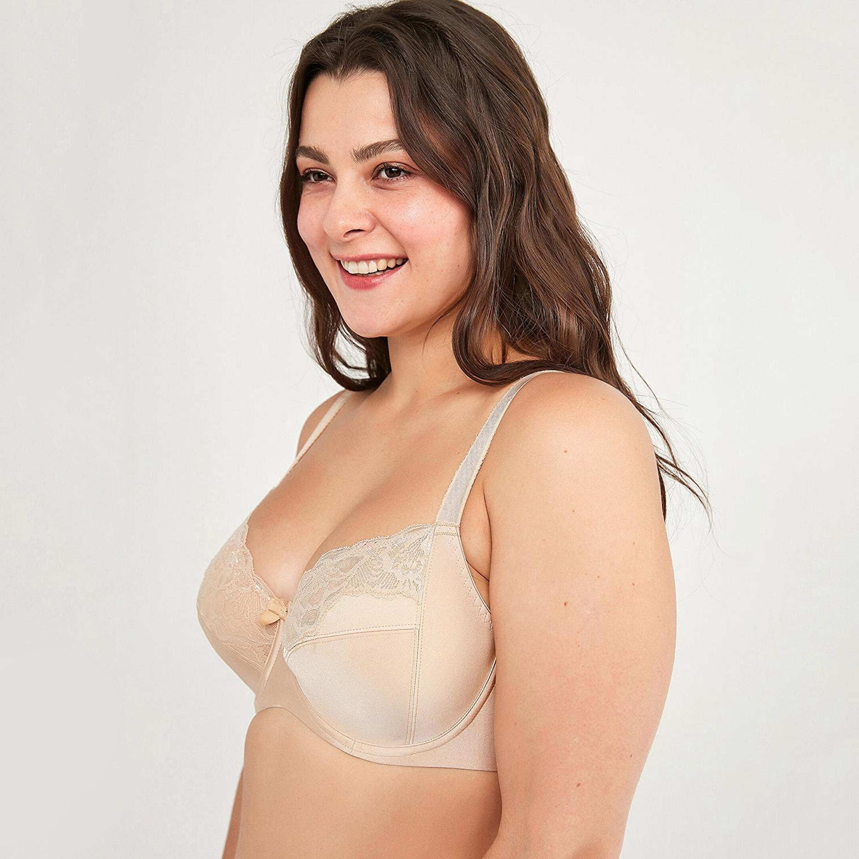 Penti Skin Violet Form Beige Medium Support Wired Women's Balconette Bra-women-clothing-lingerie-bras-image-2