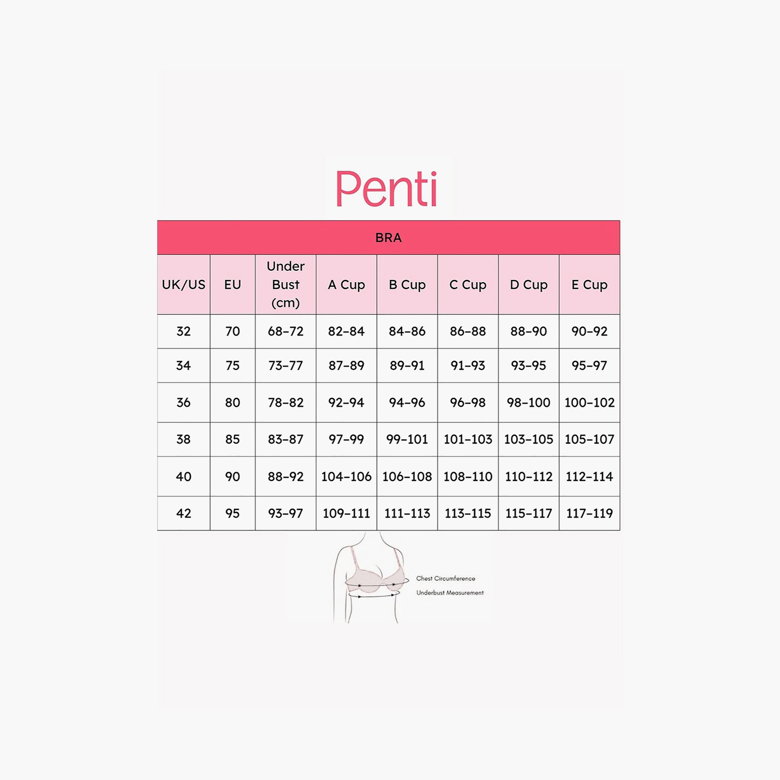 Penti Skin Violet Form Beige Medium Support Wired Women's Balconette Bra-women-clothing-lingerie-bras-image-5