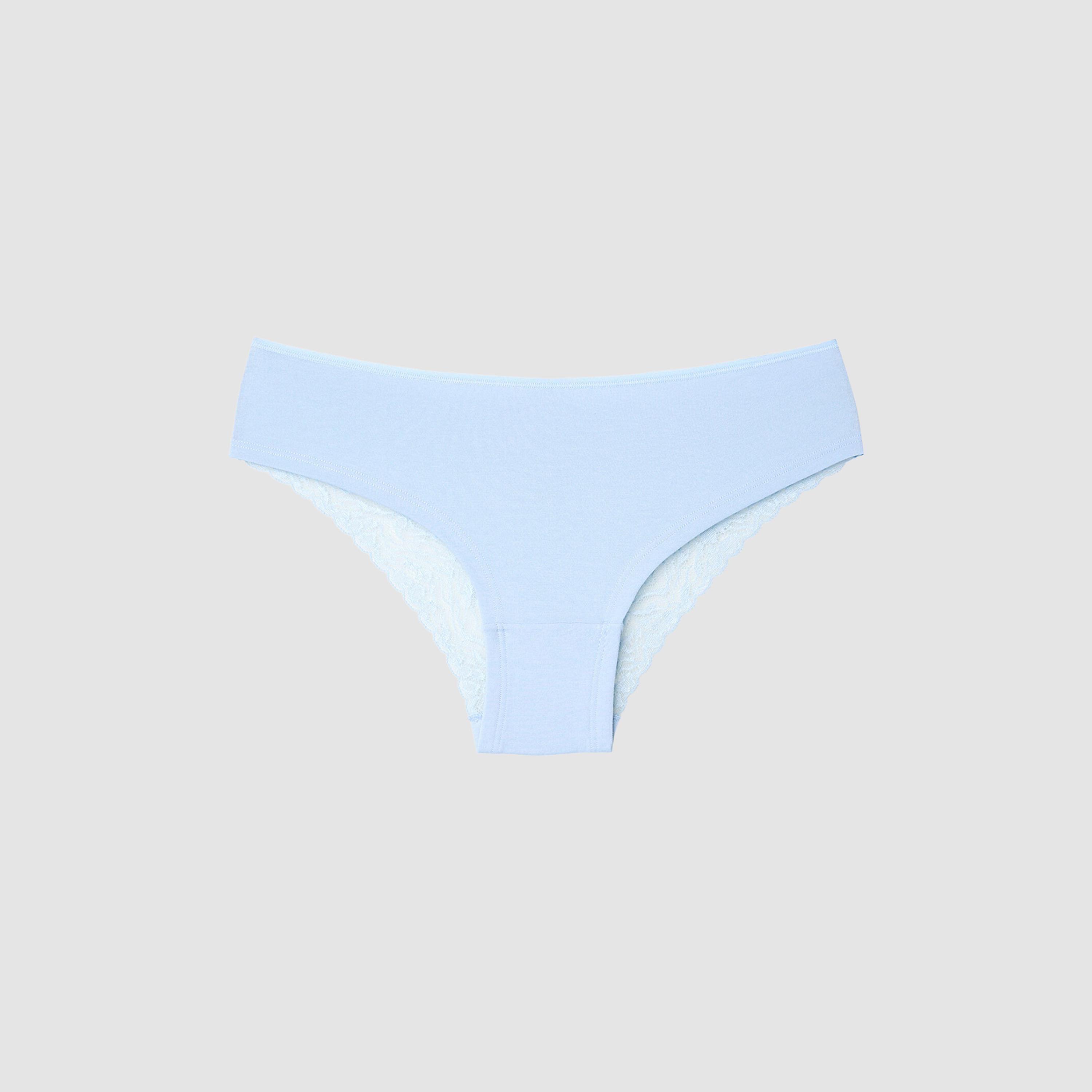 طقم من 3 قطع سروال داخلي نسائي سادة متعدد الألوان بتغطية متوسطة "بيكيني" من بنتي-women-clothing-lingerie-panties-image-5