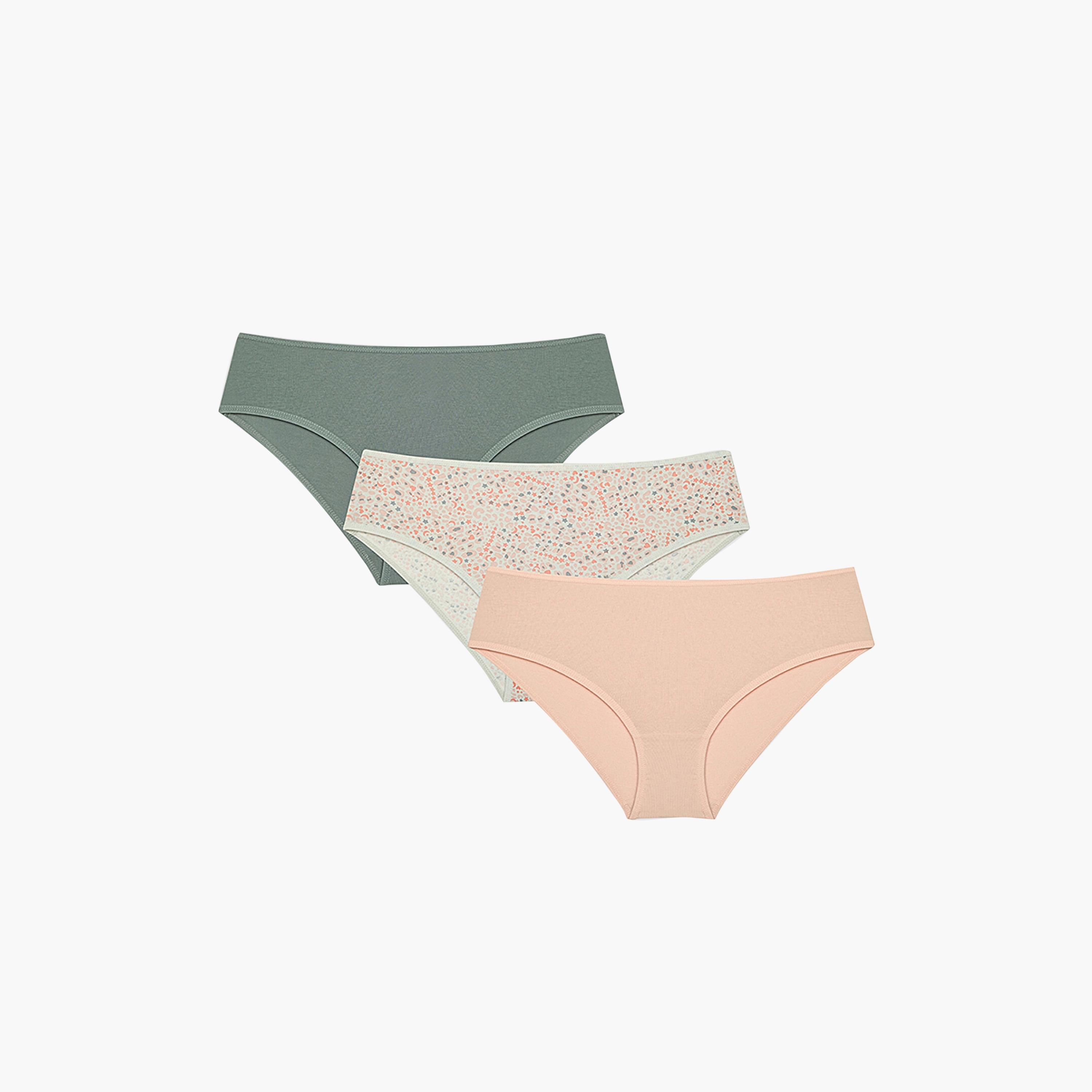 Penti Pack of 3 Leo Stars Multicolour Medium Coverage Women's Bikini Panty-women-clothing-lingerie-panties-image-2