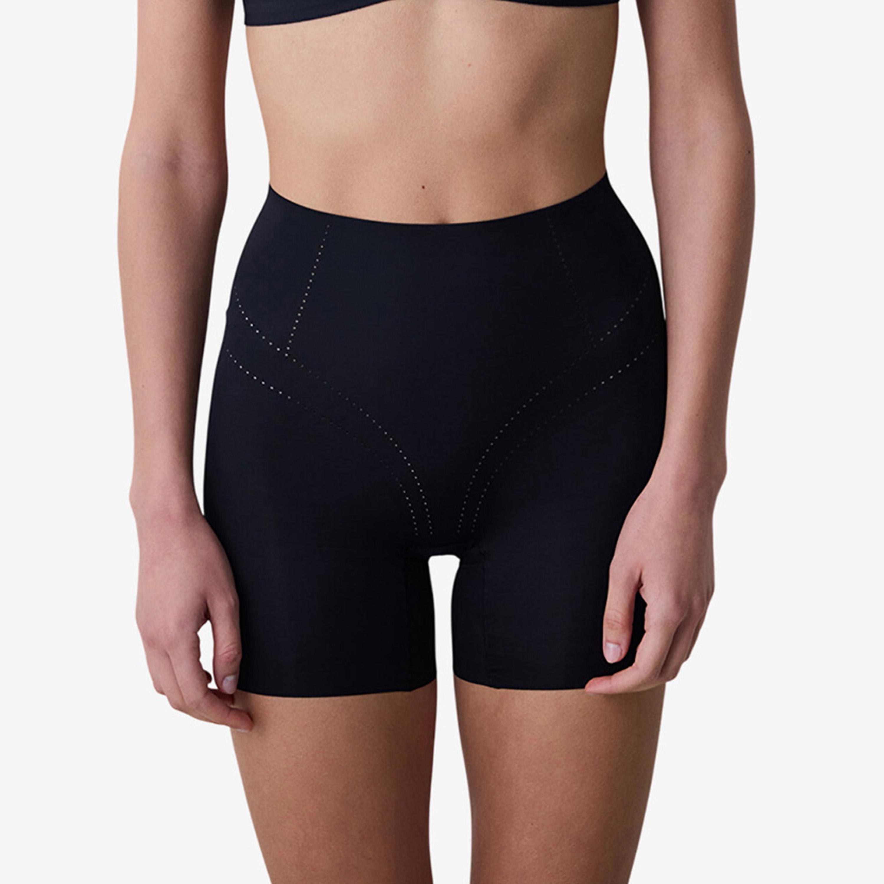 مشد حريمي (شيبوير) بتغطية كاملة موديل لايت شورت باللون الأسود من بينتي-women-clothing-lingerie-shapewear-image-1