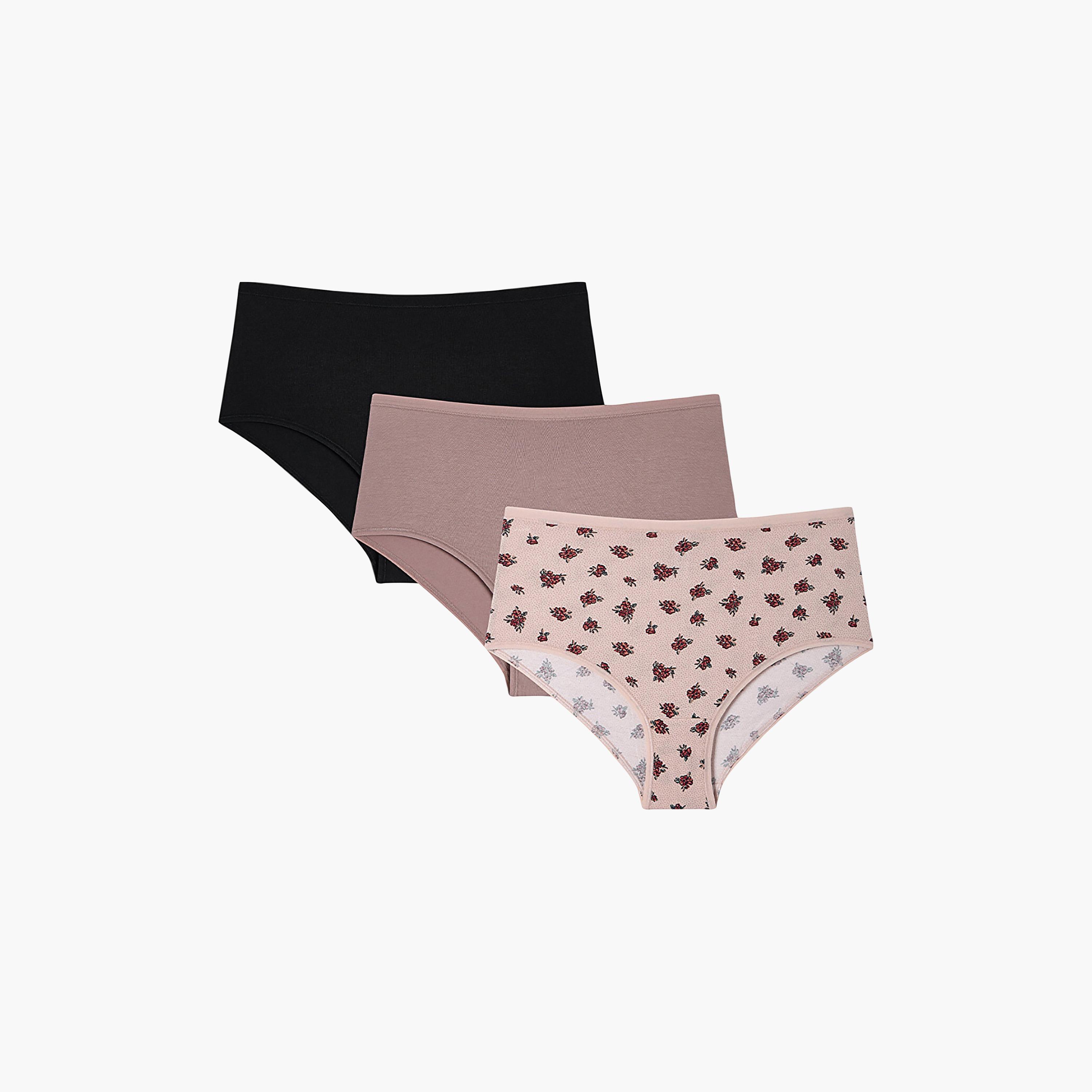 Penti Pack of 3 Etherea 3Li Multicolour Full Coverage Women's Brief Panty-women-clothing-lingerie-panties-image-1