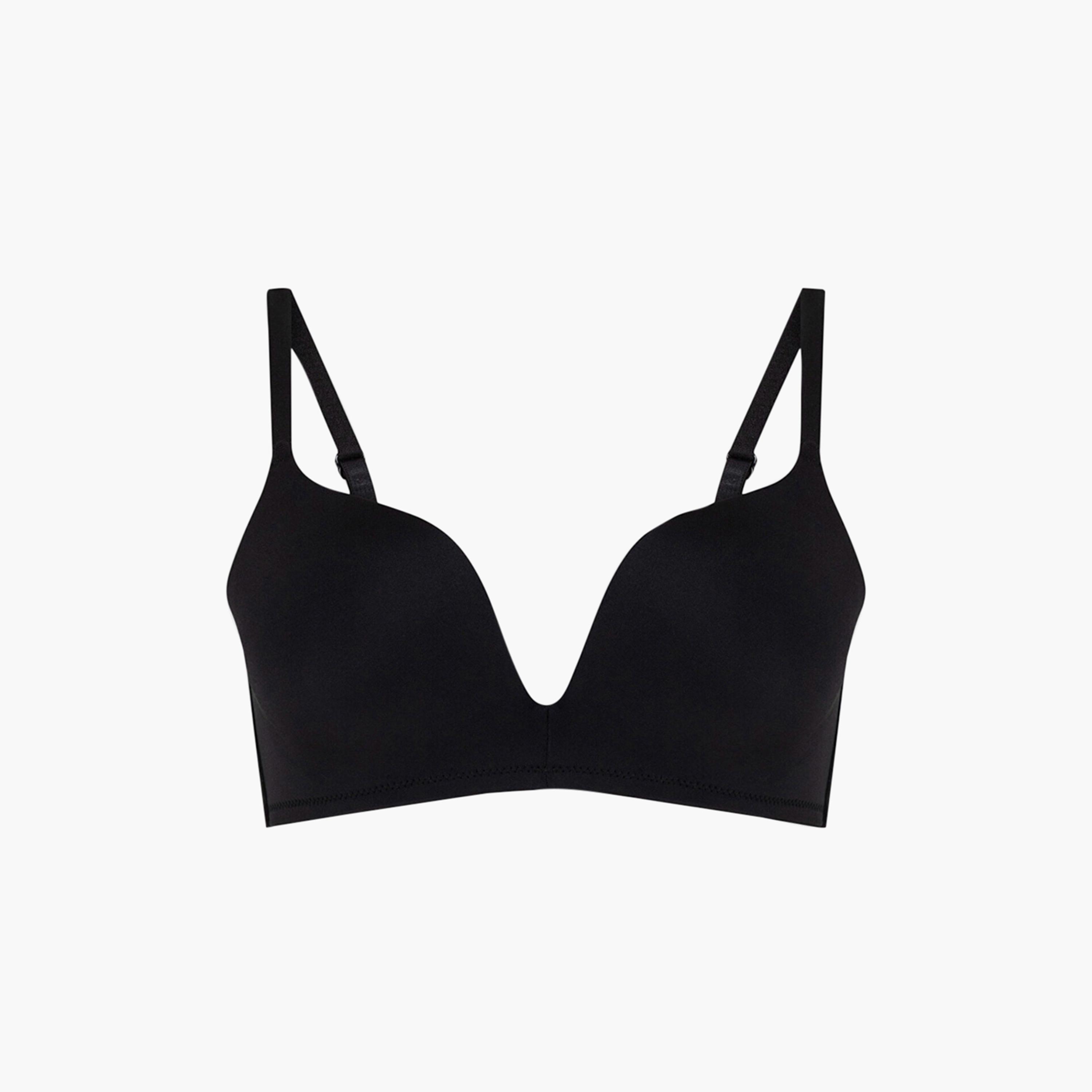 Penti Decollete Non-Wired Medium Support Padded Women's Plunge Bra-women-clothing-lingerie-bras-image-5