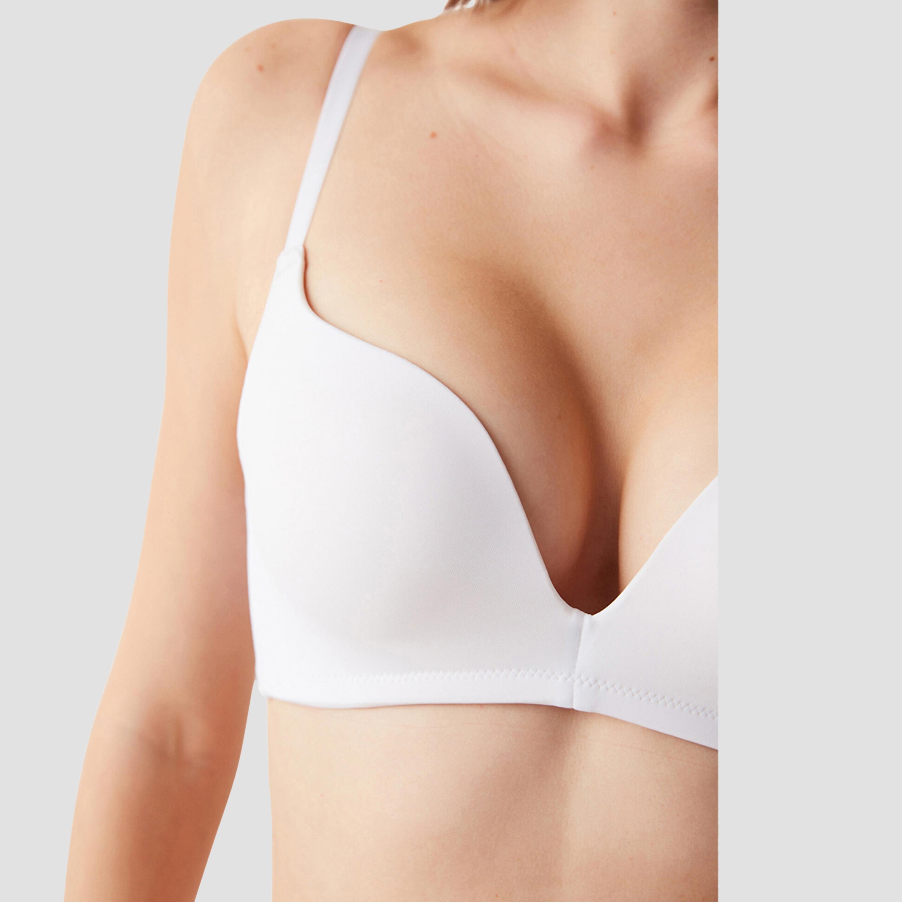 Penti Decollete Non-Wired Medium Support Padded Women's Plunge Bra-women-clothing-lingerie-bras-image-5