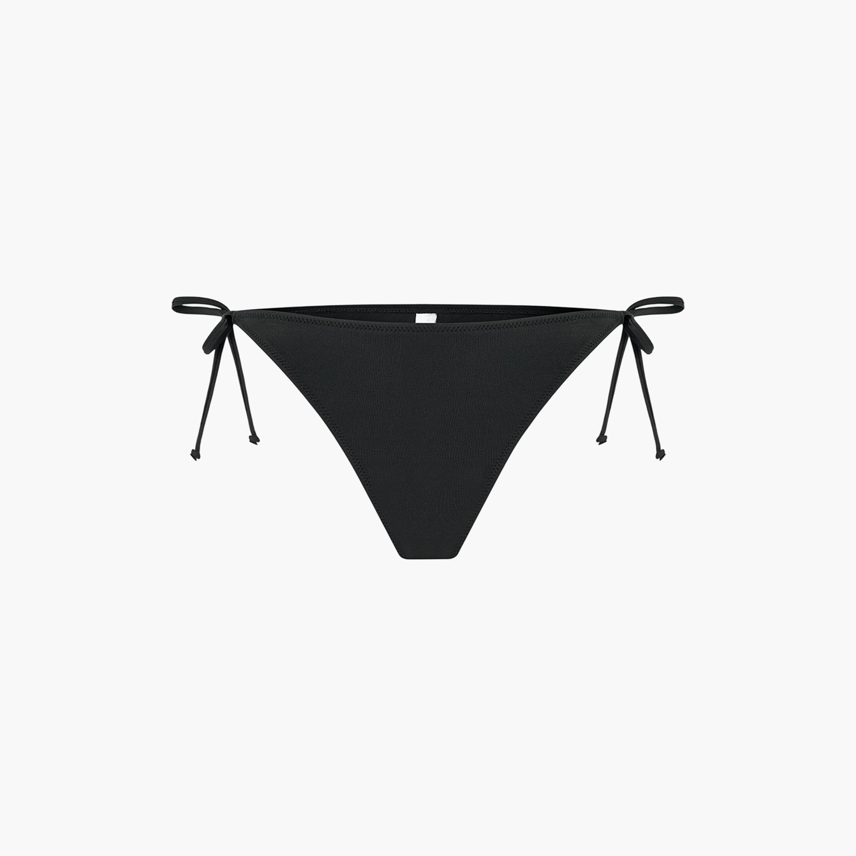 Penti Black Plain Low-Rise Women's Bikini Bottom-women-clothing-swimandbeach-swim-bikinis-image-5