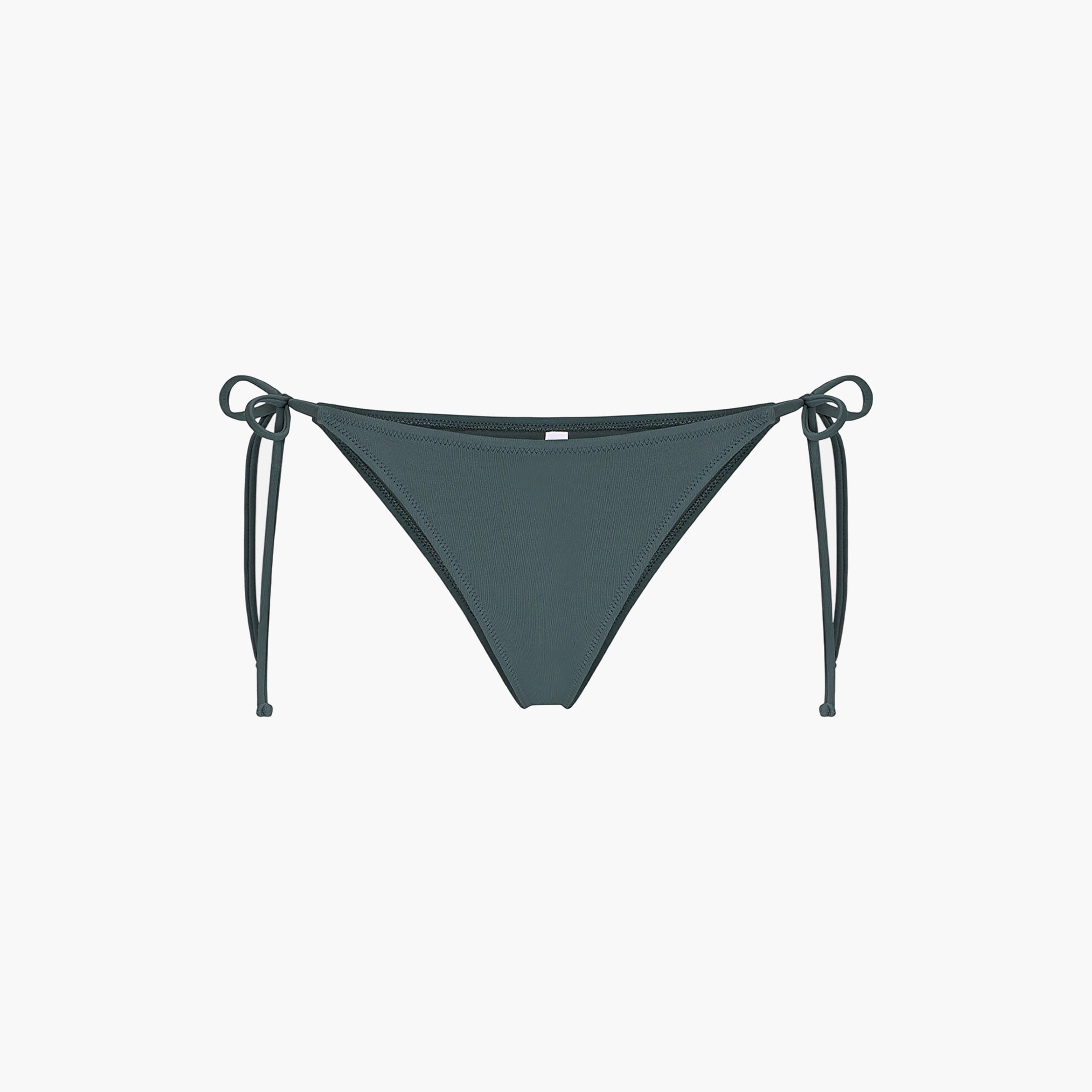 Penti Green Plain Low-Rise Women's Bikini Bottom-women-clothing-swimandbeach-swim-bikinis-image-4