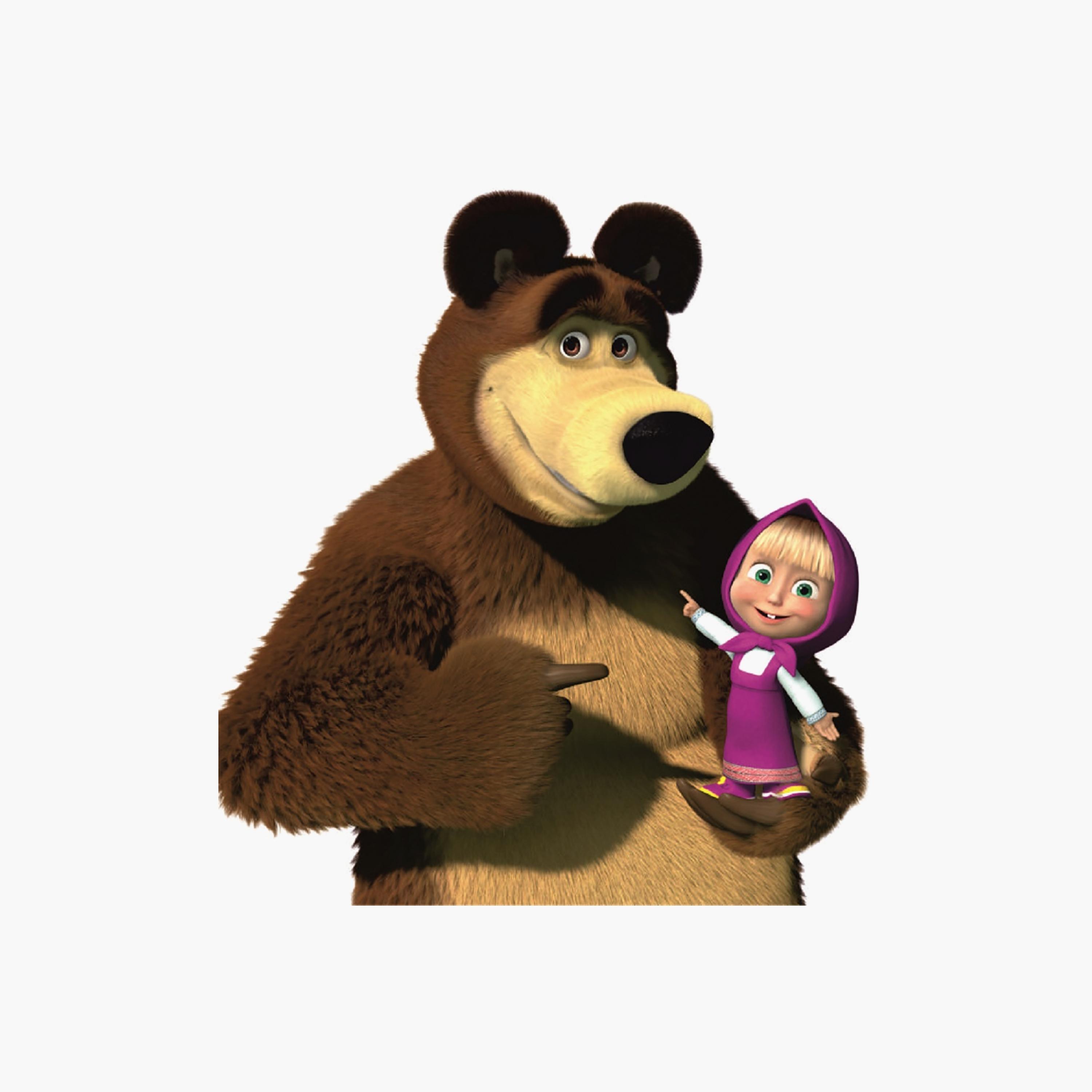 Pikkaboo Masha and the Bear Baby Onesie Bodysuit-baby-girls-clothing-bodysuits-image-2