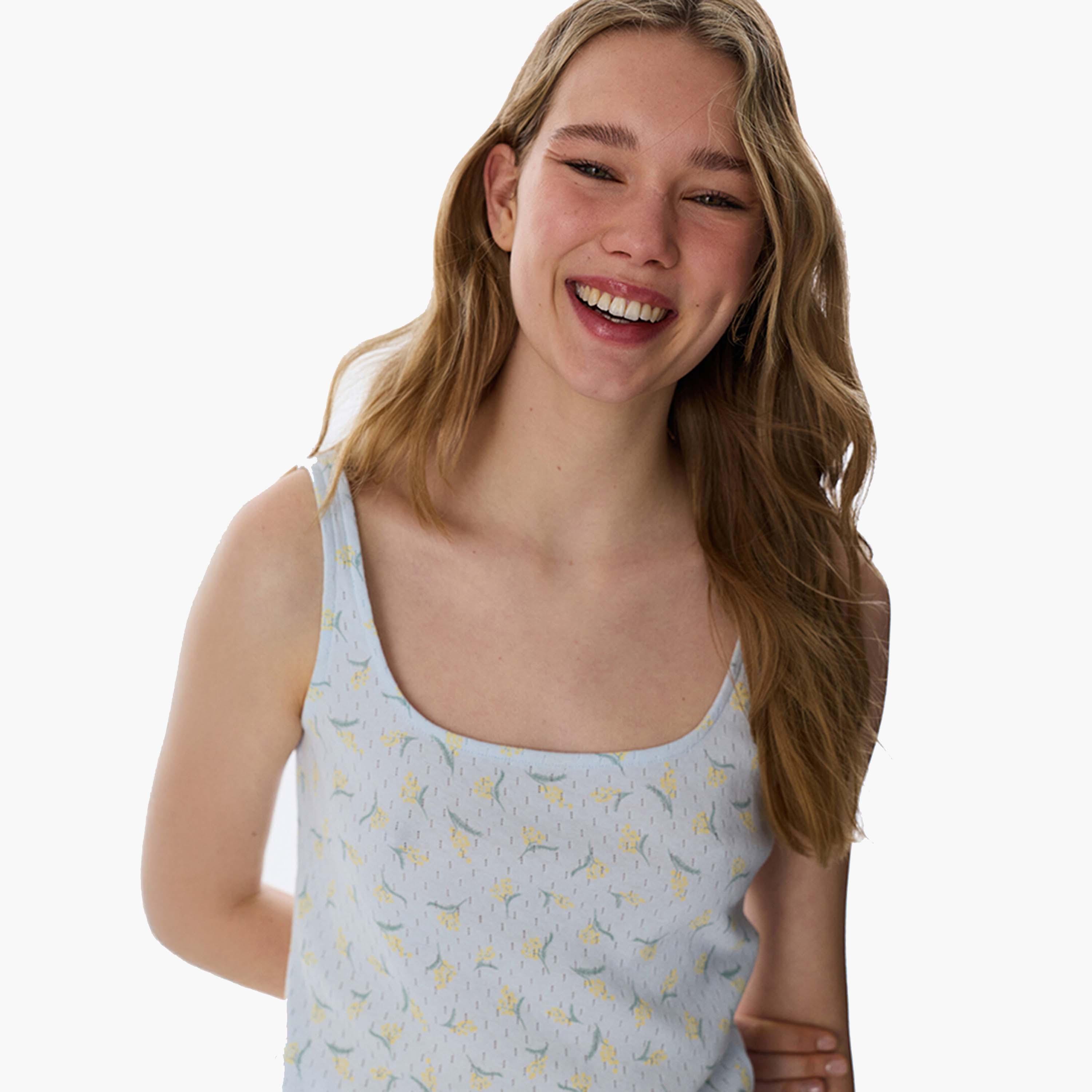 Penti Women's Floral Tank & Shorts Set-women-clothing-nightwear-pyjamas-shortsets-image-3