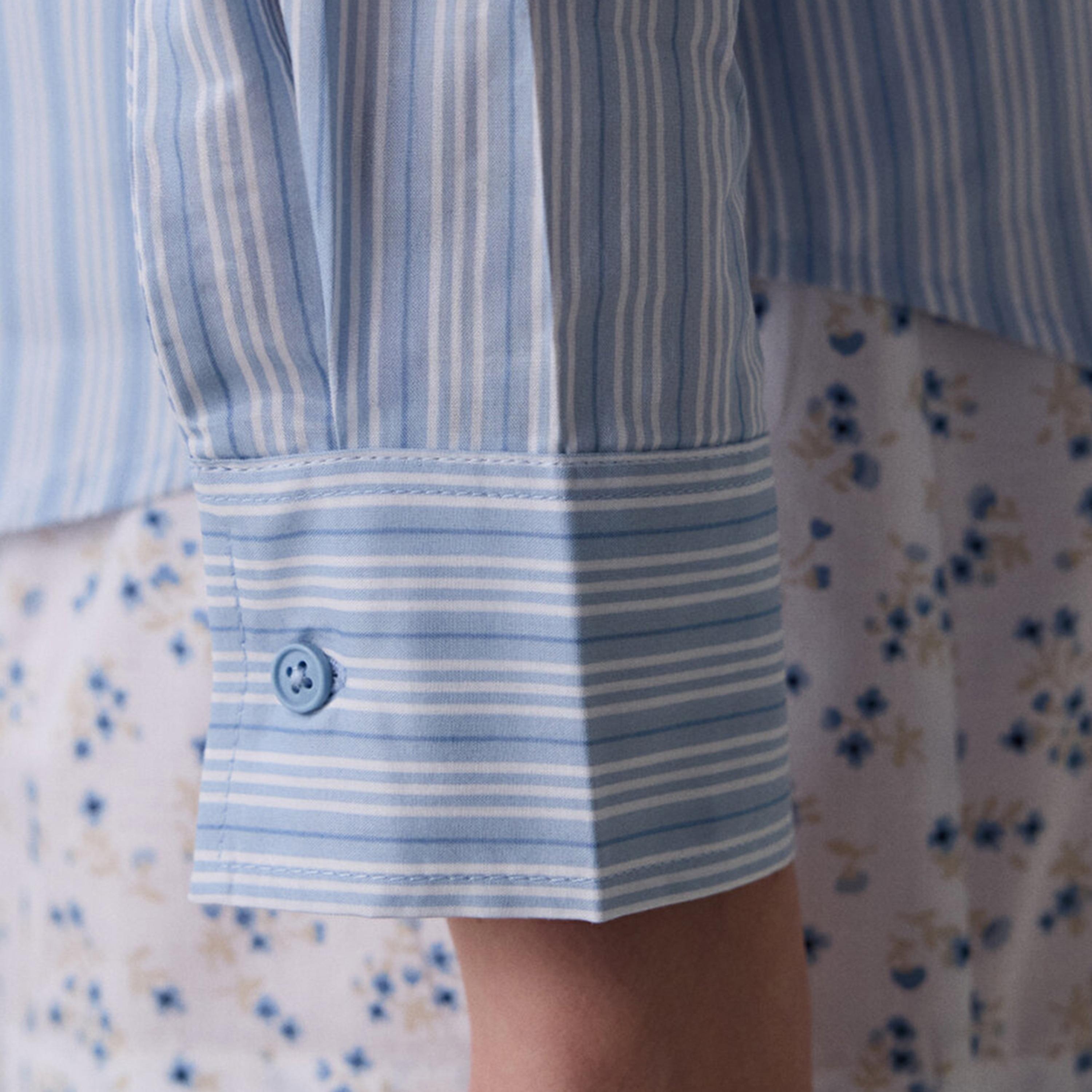 Penti Striped Cotton Women's Shirt & Shorts Set-women-clothing-nightwear-pyjamas-shortsets-image-5