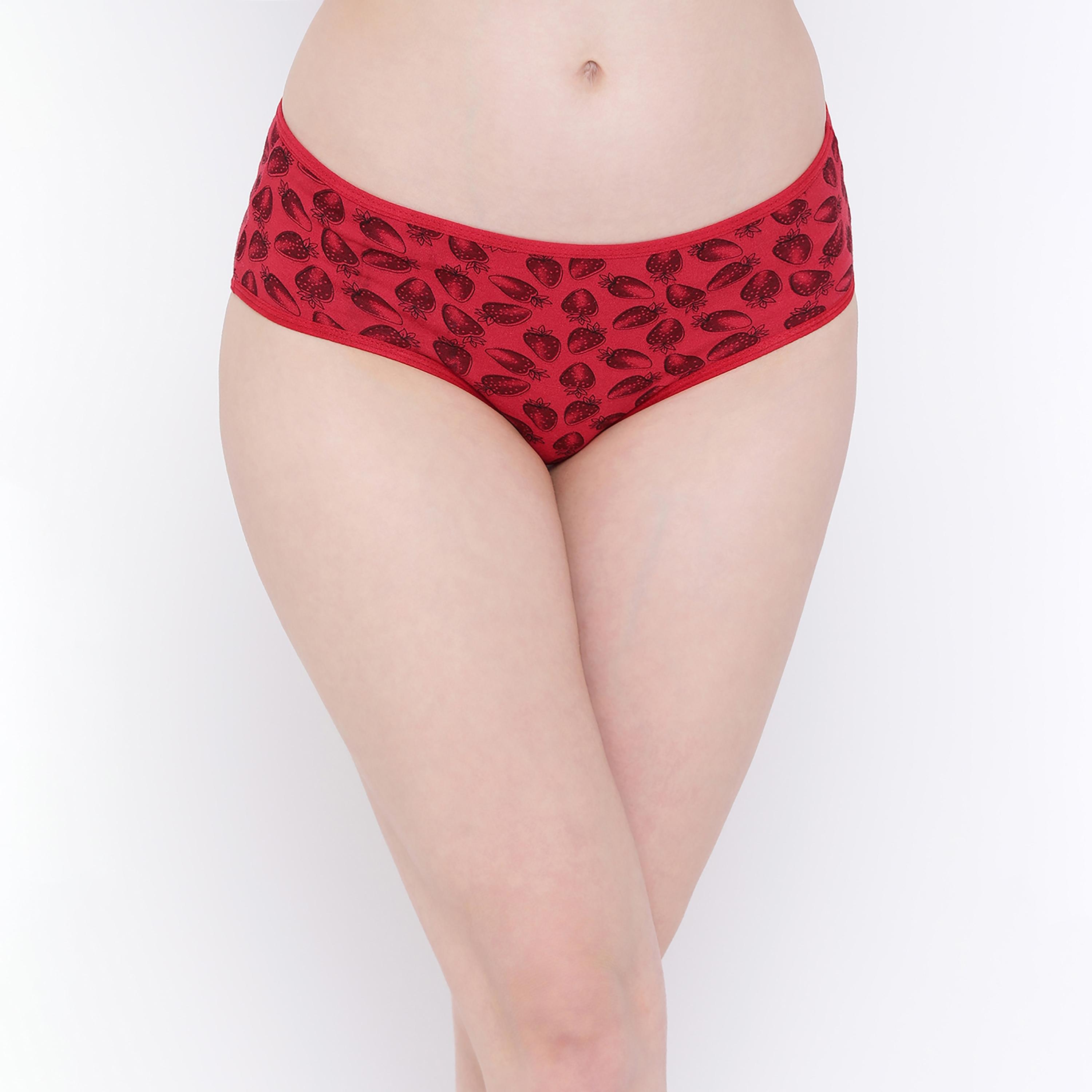 كلوفيا سراويل داخلية هيبستر متوسطة الخصر مطبوعة، عبوة من 3 قطع-women-clothing-lingerie-panties-image-6
