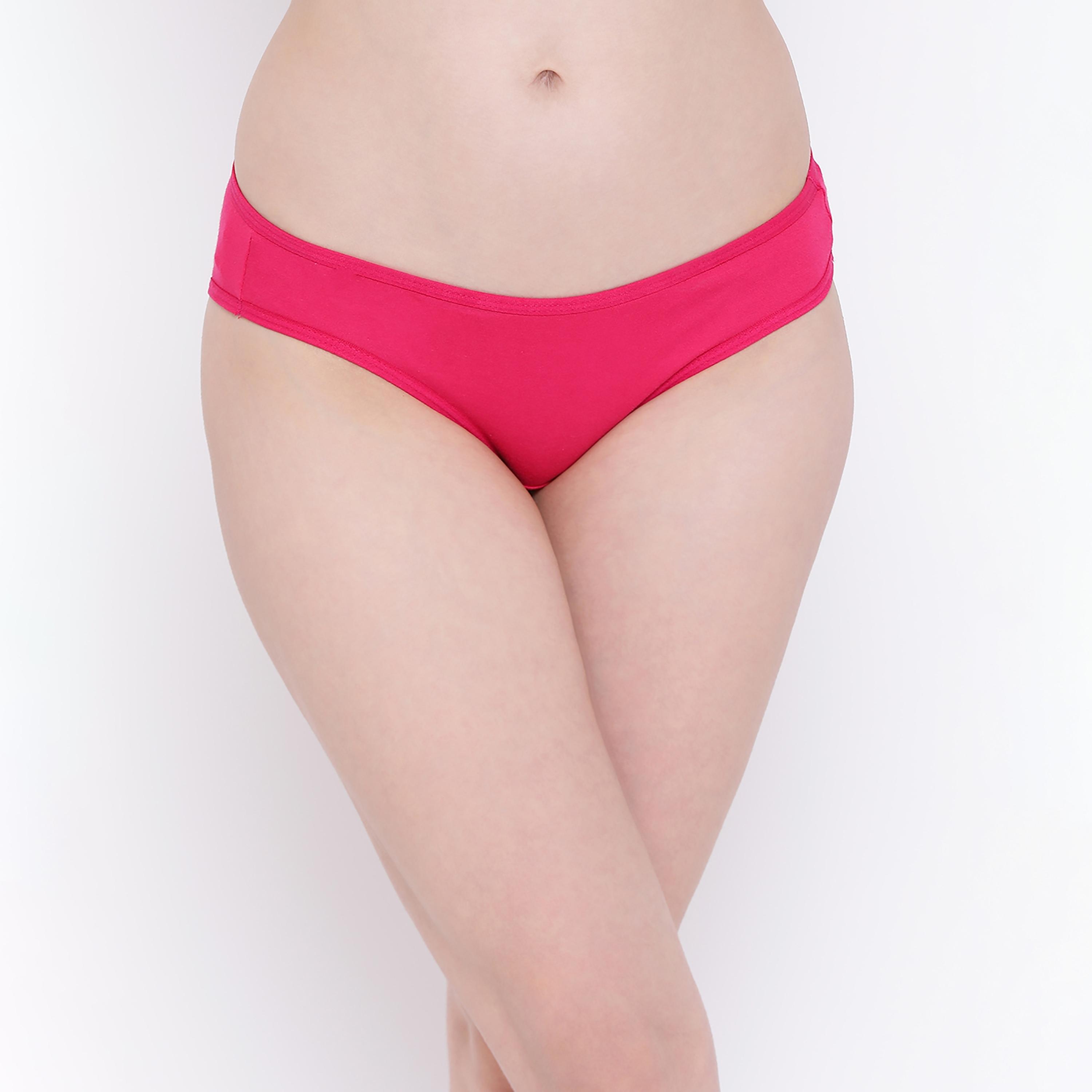 كلوفيا سراويل بيكيني سادة منخفضة الخصر، عبوة من 3 قطع-women-clothing-lingerie-panties-image-6