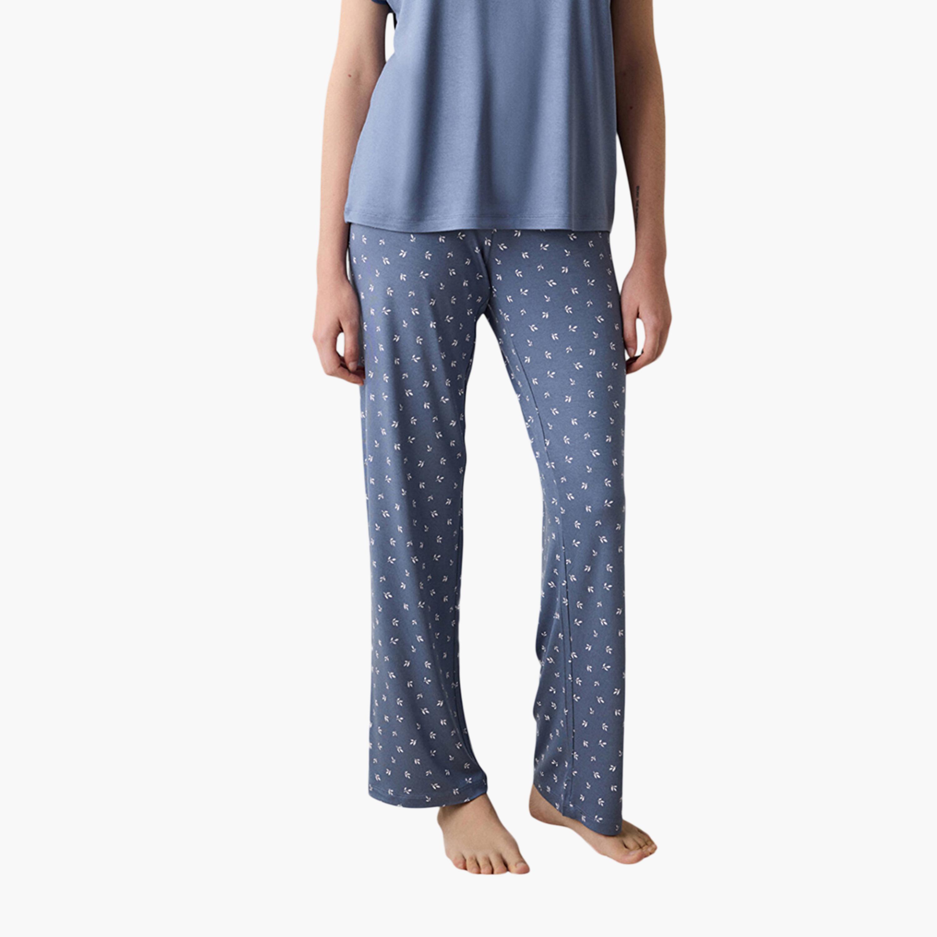 Penti Printed Women's Top and Pyjama Set-women-clothing-nightwear-pyjamas-longsets-image-3