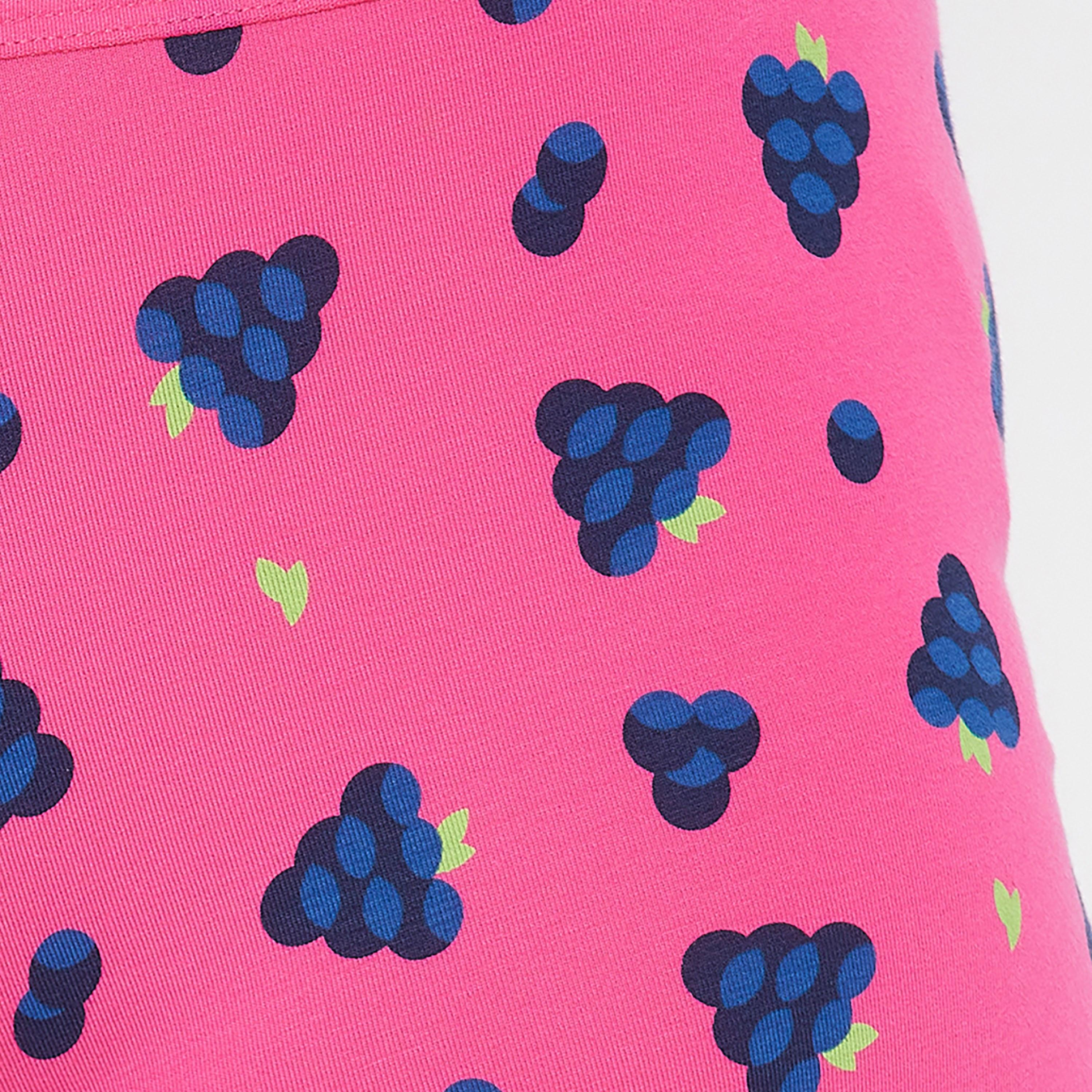 Clovia Mid Waist Fruit Print Women's Boyshorts in Baby Pink - Cotton-women-clothing-lingerie-panties-image-6