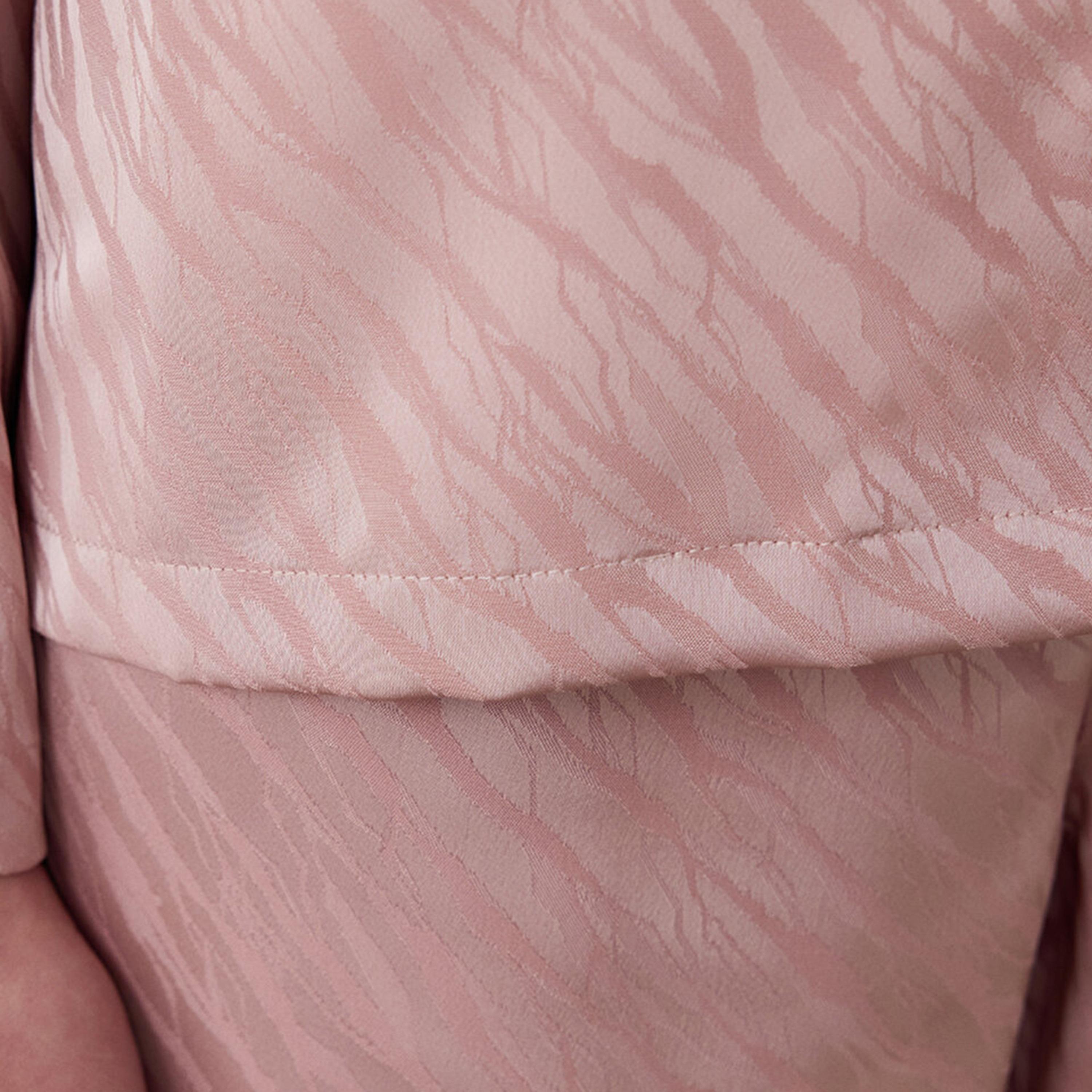 طقم بيجاما نسائي بقماش بارز مكون من قميص وبنطلون من بنتي-women-clothing-nightwear-pyjamas-longsets-image-5