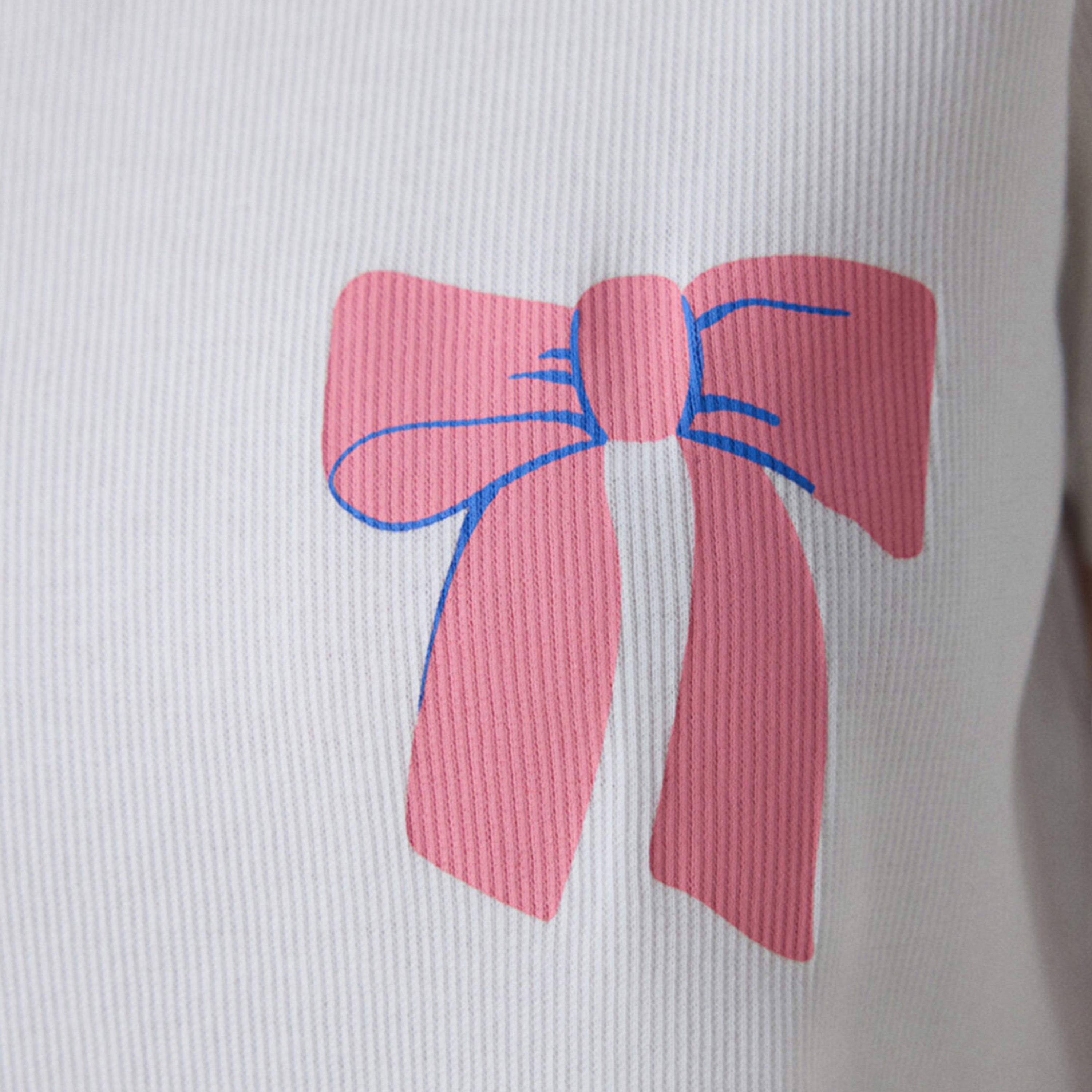طقم تي شيرت وبيجامة نسائي بطبعة فيونكة من بينتي-women-clothing-nightwear-pyjamas-longsets-image-6