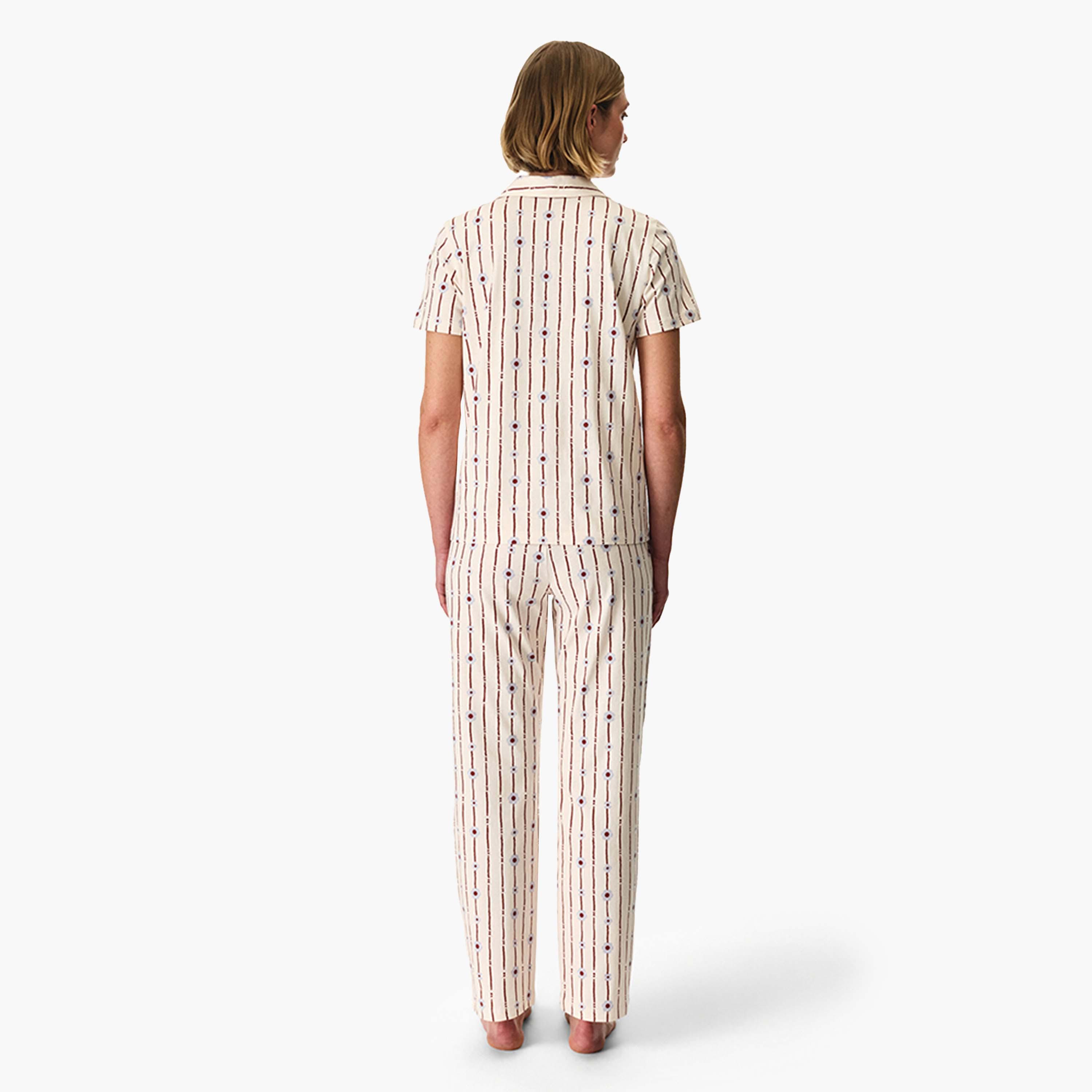 Penti Women's Stripes Shirt & Pyjama Set-women-clothing-nightwear-pyjamas-longsets-image-2